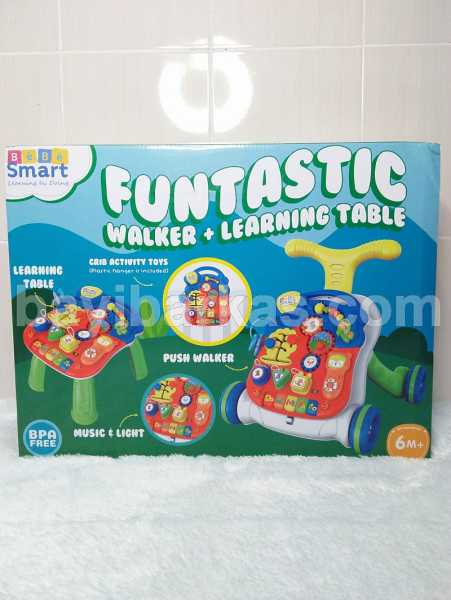 Push Walker BEBE SMART Walker + Learning Table Funtastic (MM-NXZ)
