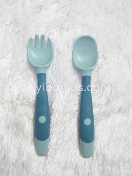 Set Sendok + Garpu Silicone *NEW (KMF)