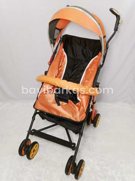 Stroller Buggy PLIKO warna Orange *Second