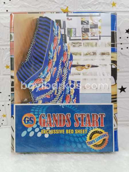 Set Sprei + sarung bantal guling GANDS START Cars *EX-KADO
