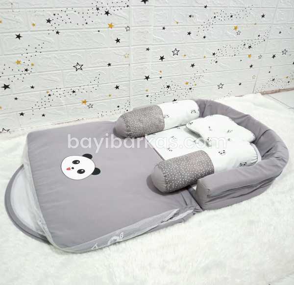 Kasur Lipat + kelambu merk OMILAND "Panda Series" *SECOND 