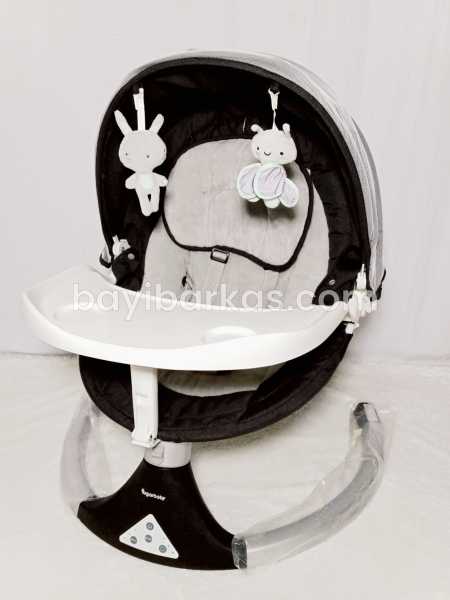 Baby Swing Automatic SUGAR BABY "HUG ME - 05 CHAIR WT" (BLACK) *SECOND (BP.MFA)