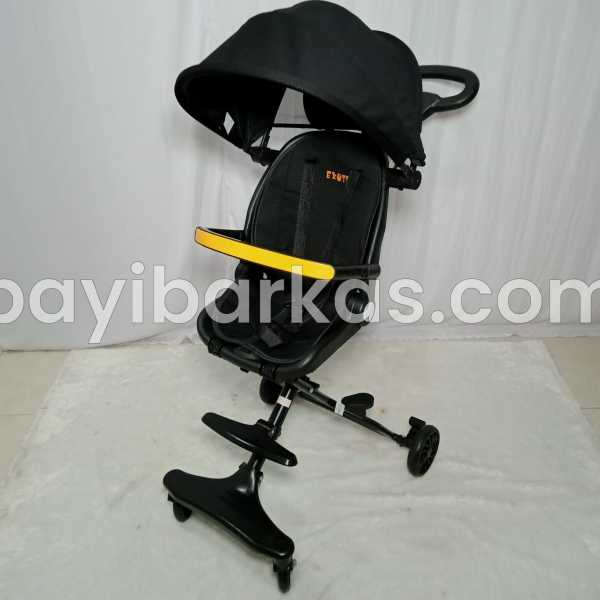 Magic Stroller / Stroller Travelling Exotic Hitam *Ex Kado (BP NRA)