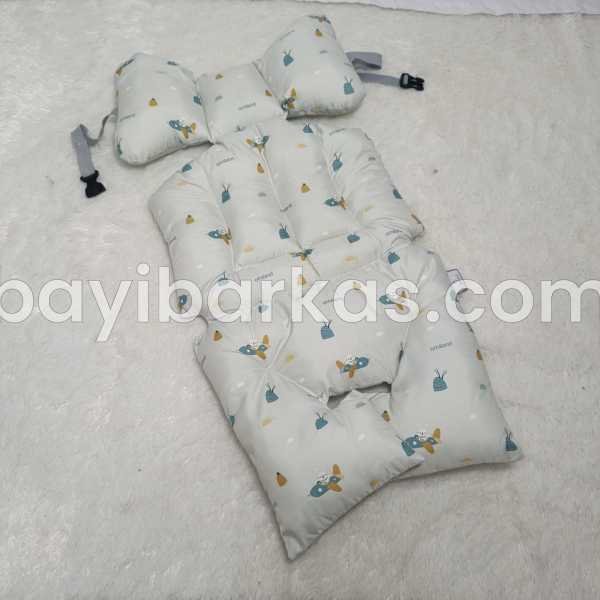 Seat Pad Omiland Biru Putih *2nd