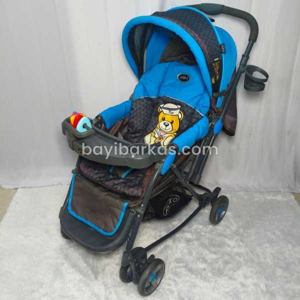 Stroller PLIKO type 'GRANDE' Biru *2nd (BP.KA)