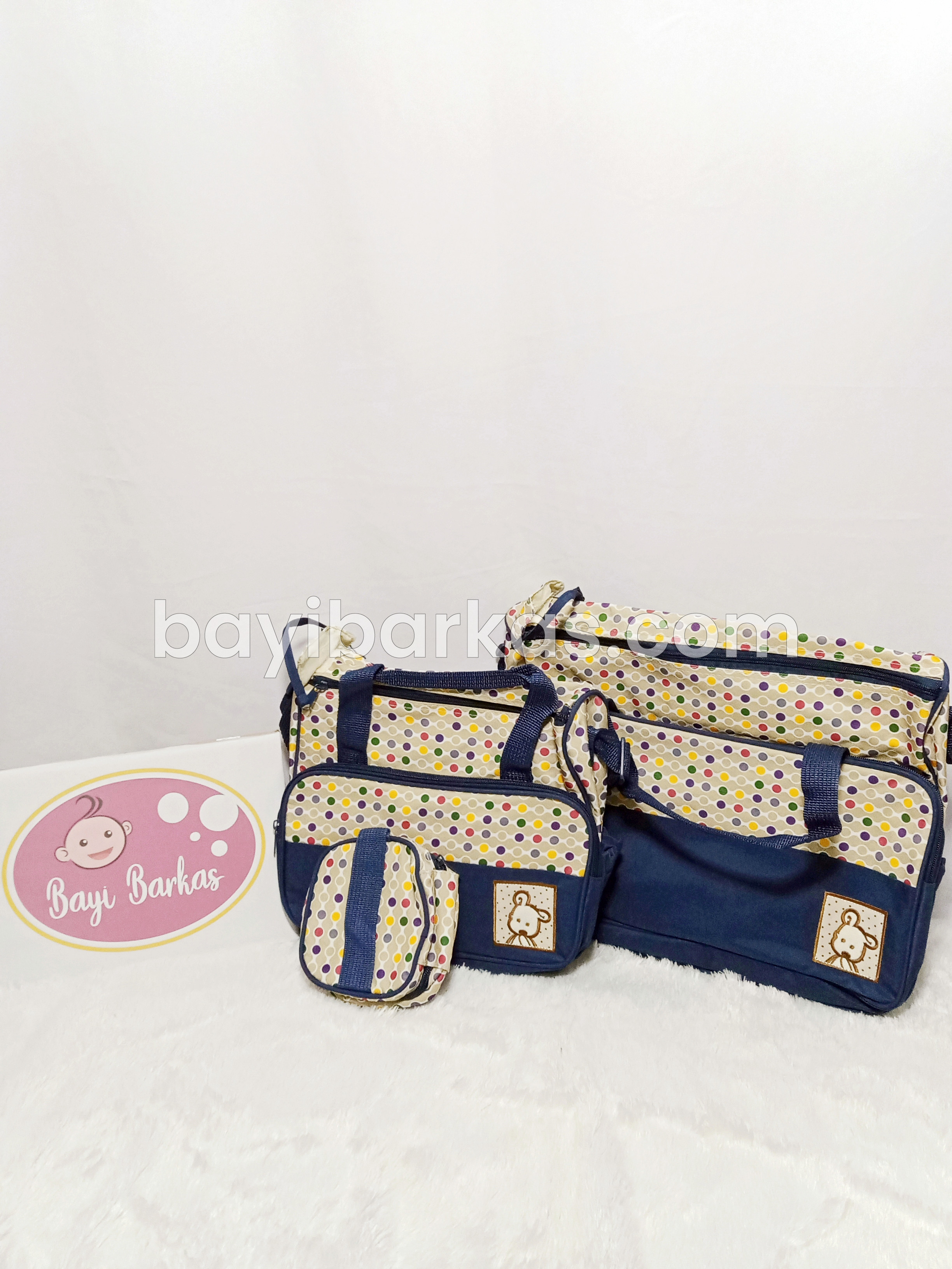 Tas Pergi Bayi 3in1 warna biru dongker *EX-KADO