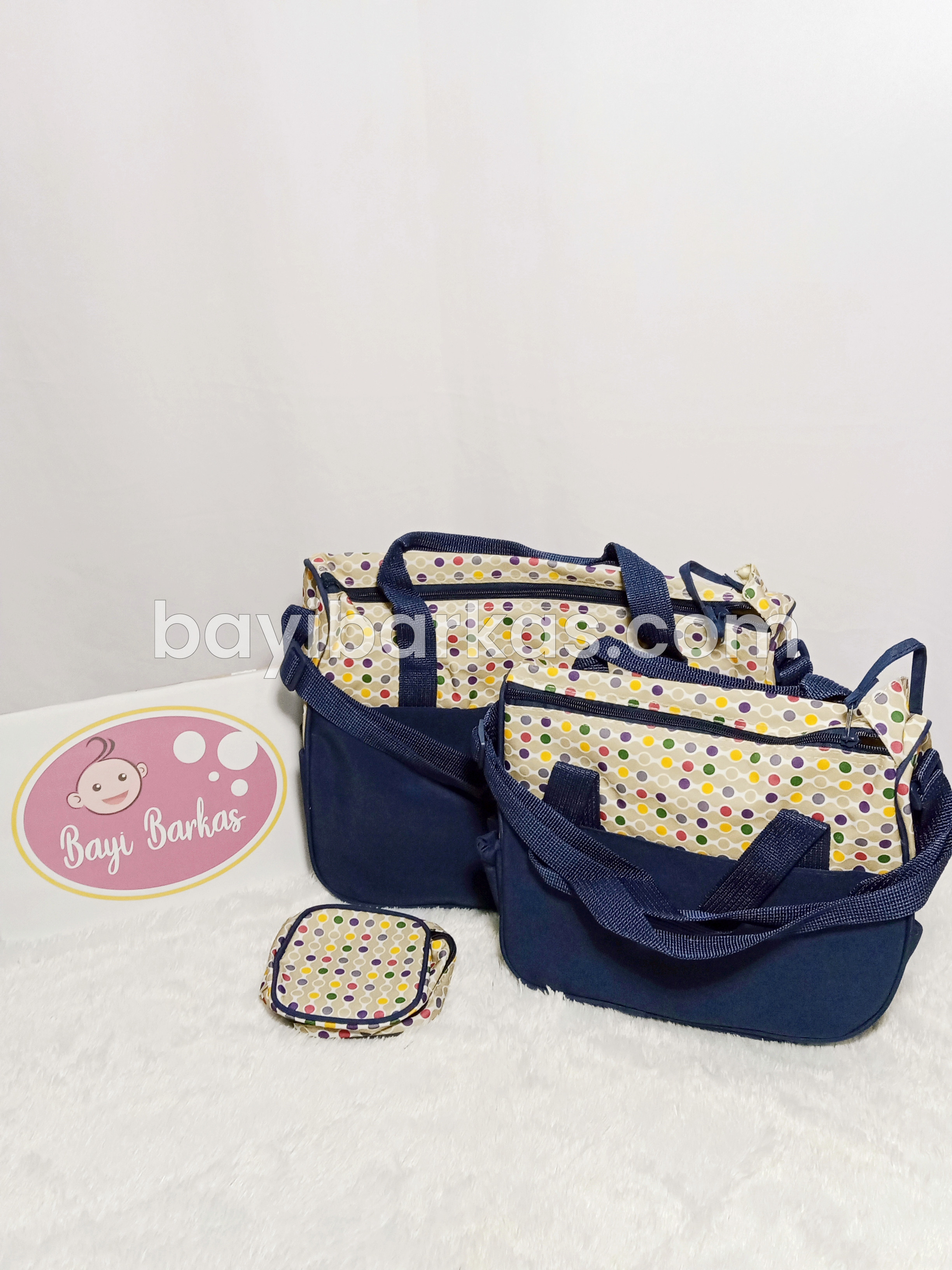 Tas Pergi Bayi 3in1 warna biru dongker *EX-KADO