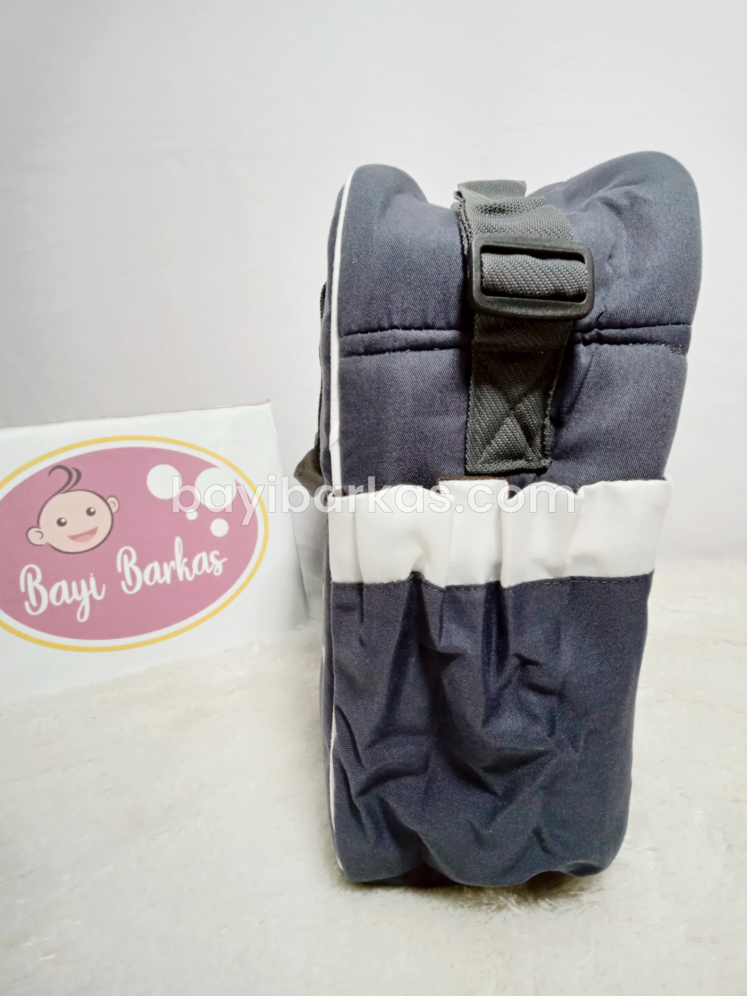 Tas Pergi Bayi Snobby 'SBT-7671' warna ABU *EX-KADO