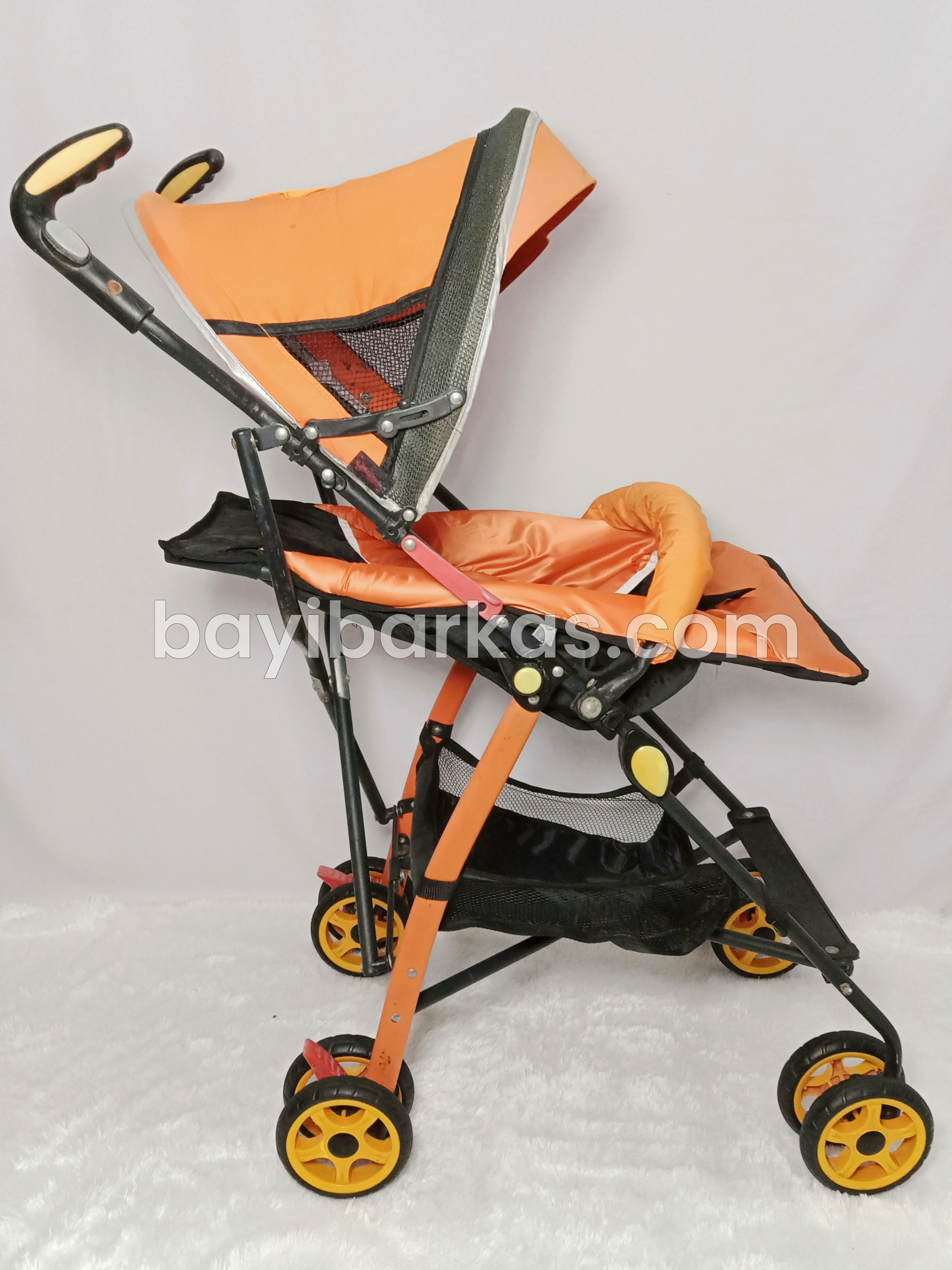 Stroller Buggy PLIKO warna Orange *Second