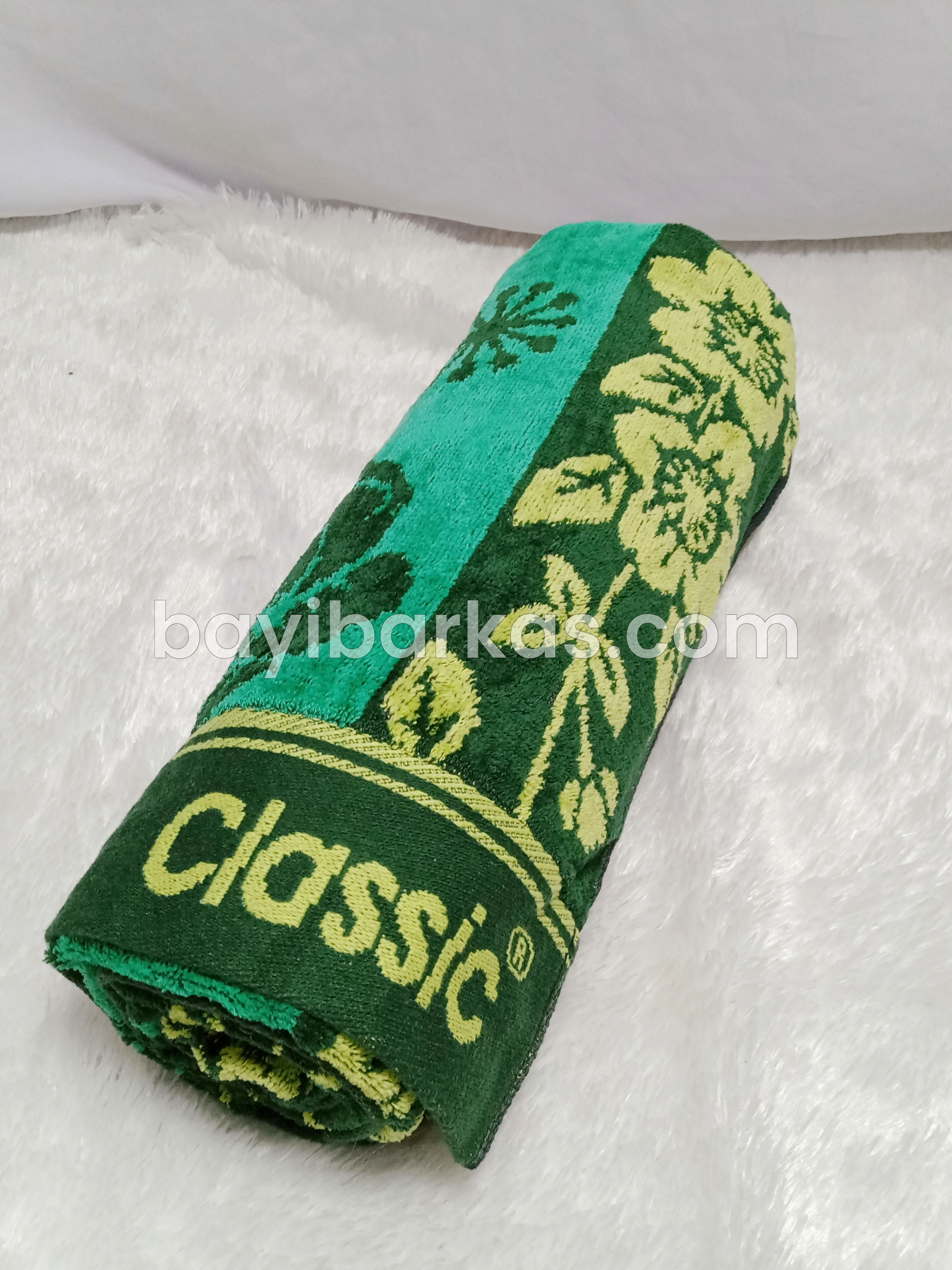 Handuk Jumbo Dewasa CLASSIC warna hijau (EX-KADO)