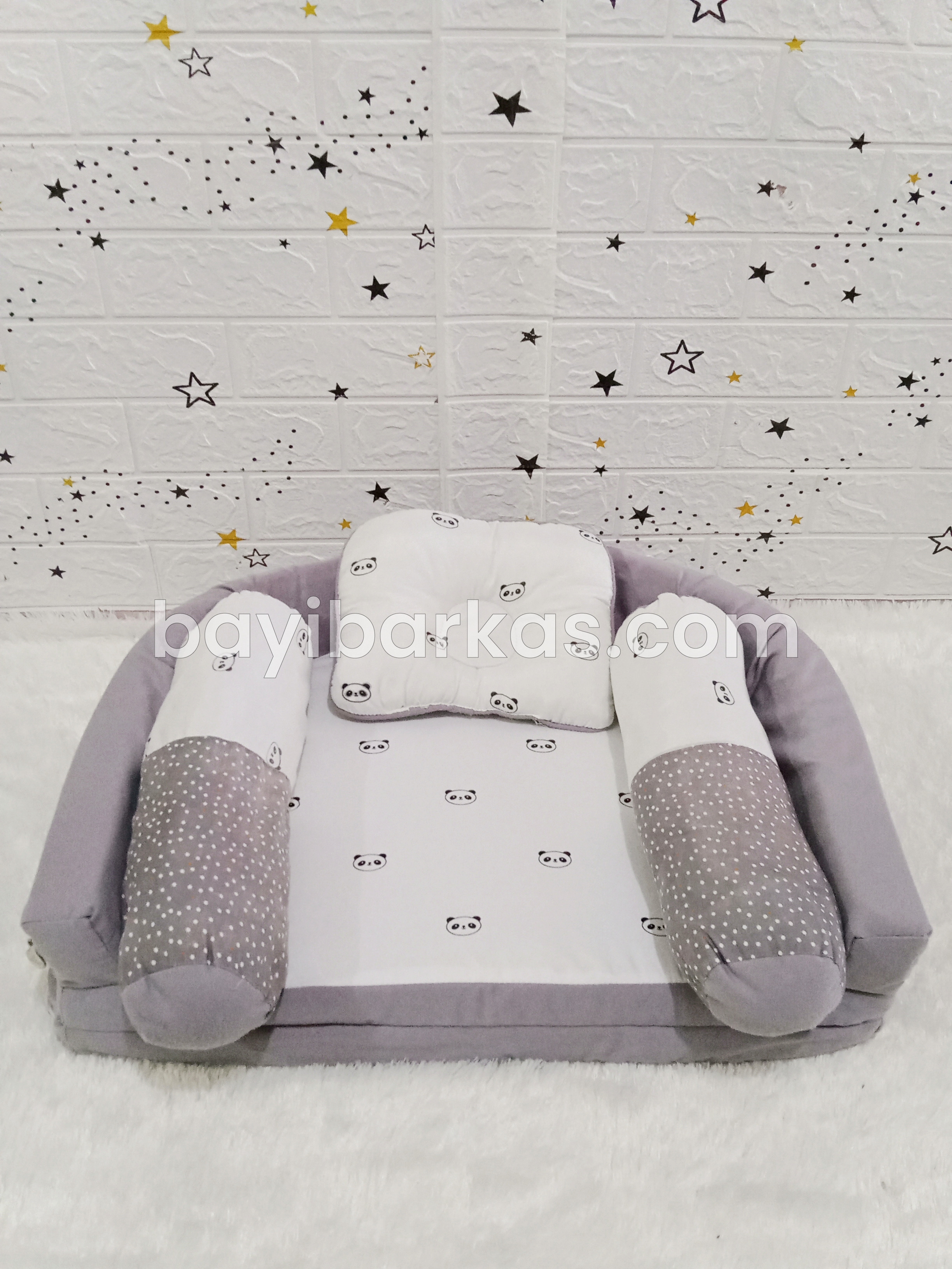 Kasur Lipat + kelambu merk OMILAND "Panda Series" *SECOND 