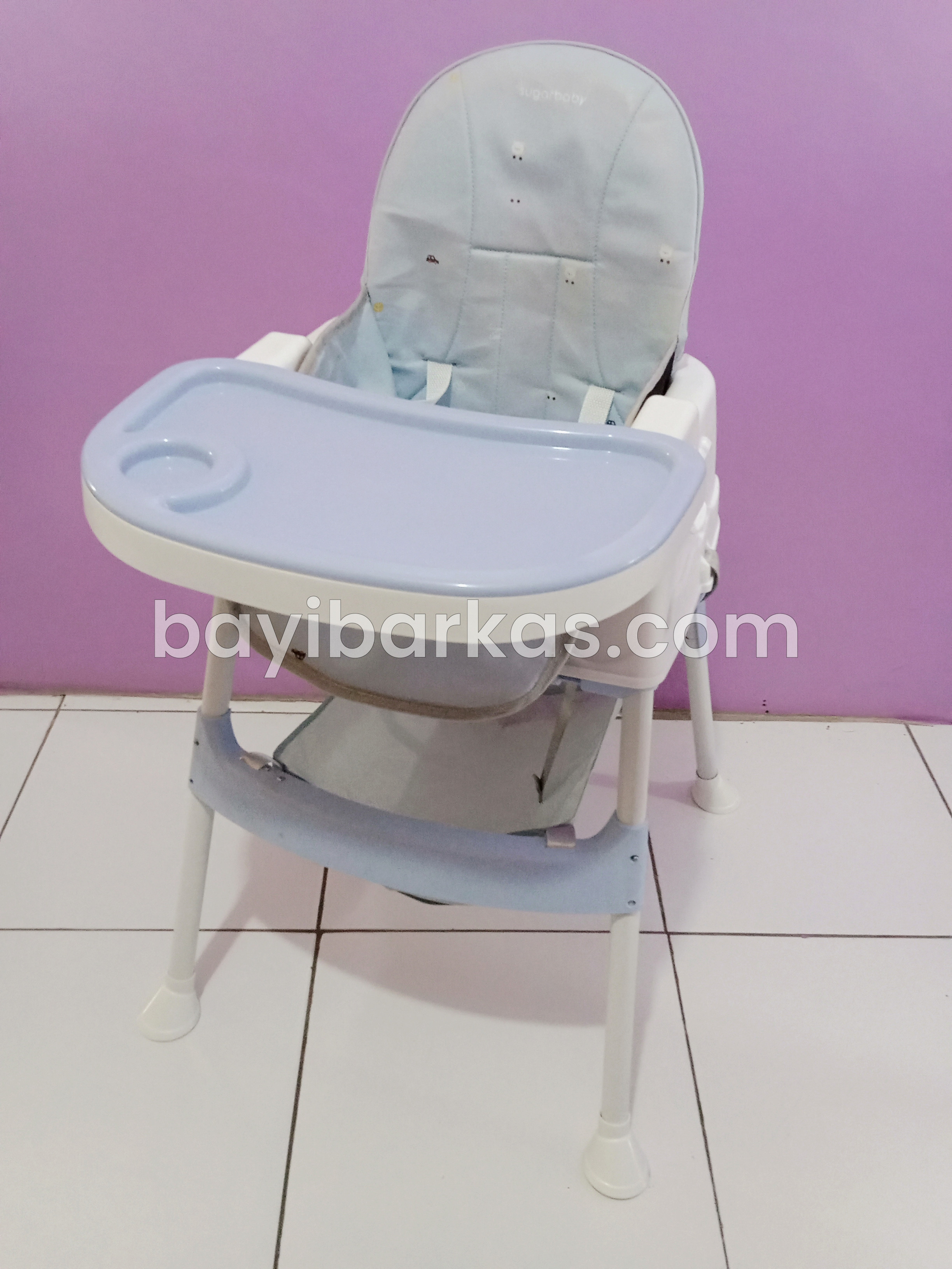 High chair / kursi makan bayi merk SUGAR BABY *Second