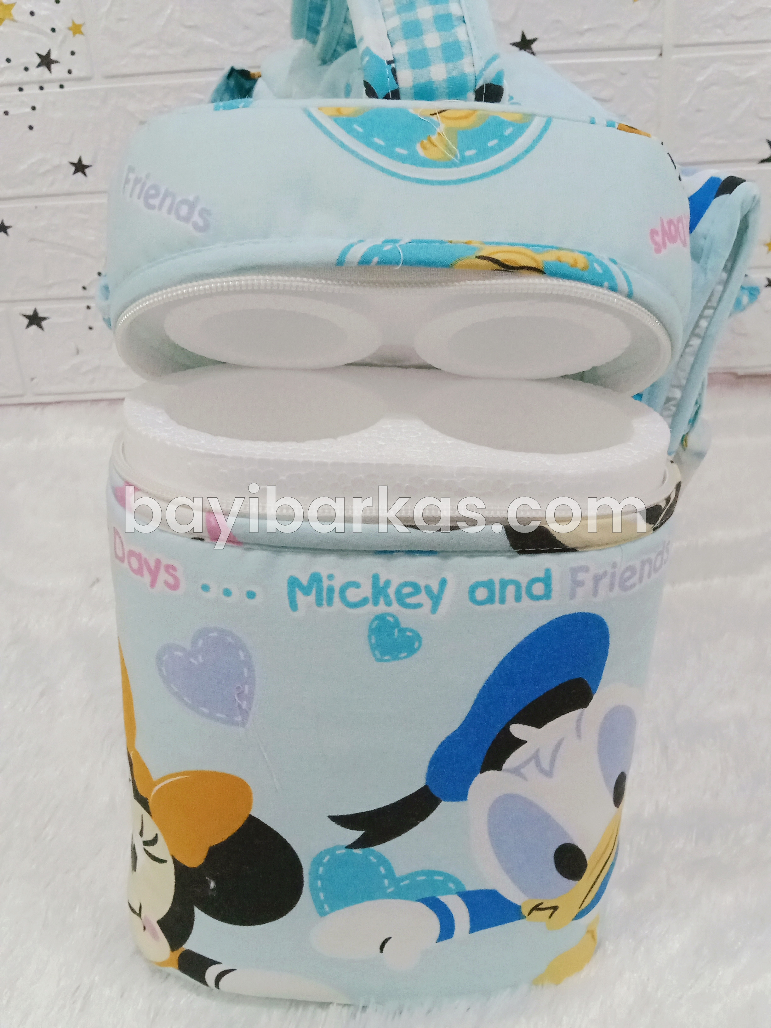 Tas Perlengkapan Bayi CHEKIDO Mickey Biru *EX-KADO