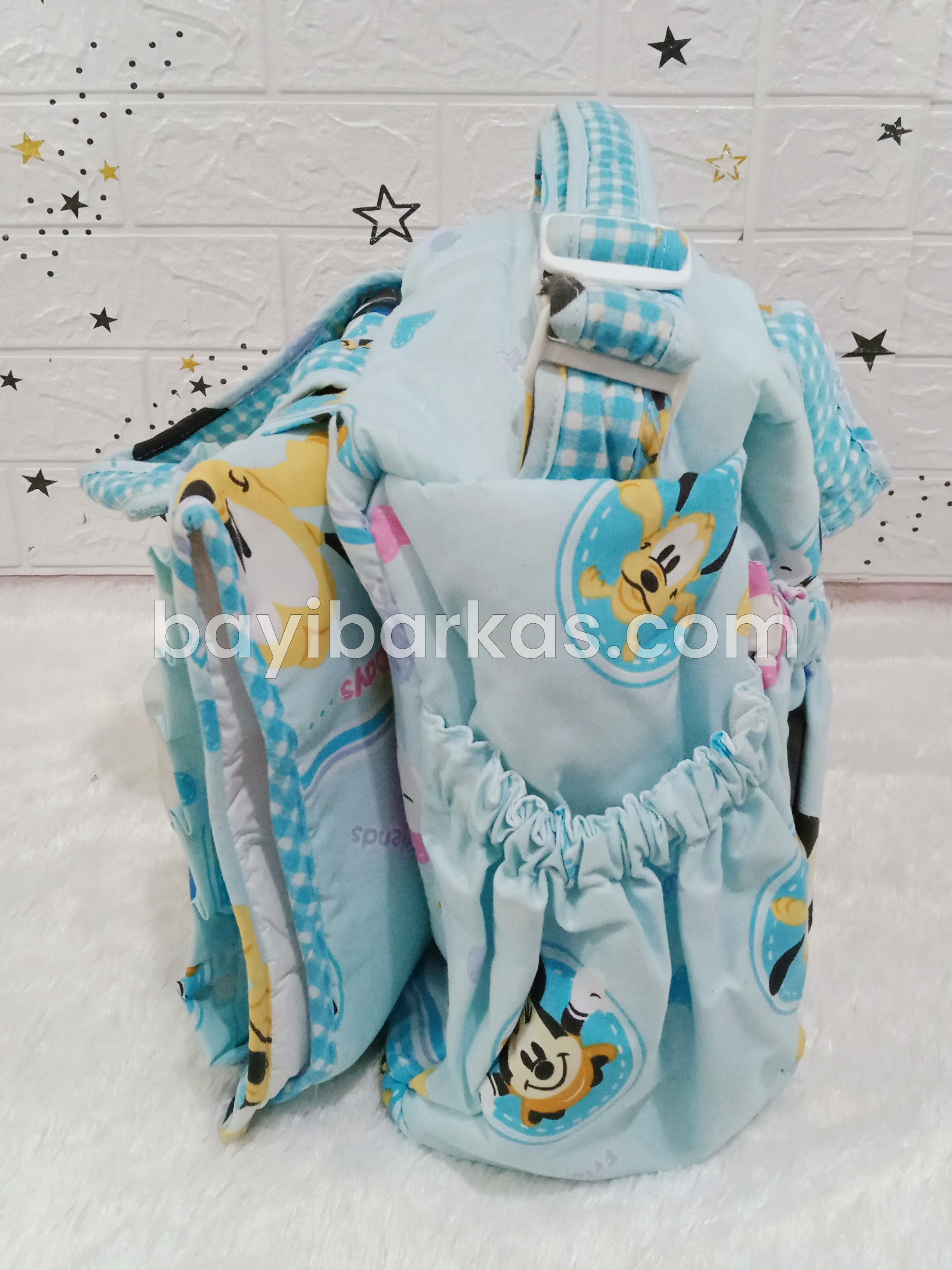 Tas Perlengkapan Bayi CHEKIDO Mickey Biru *EX-KADO