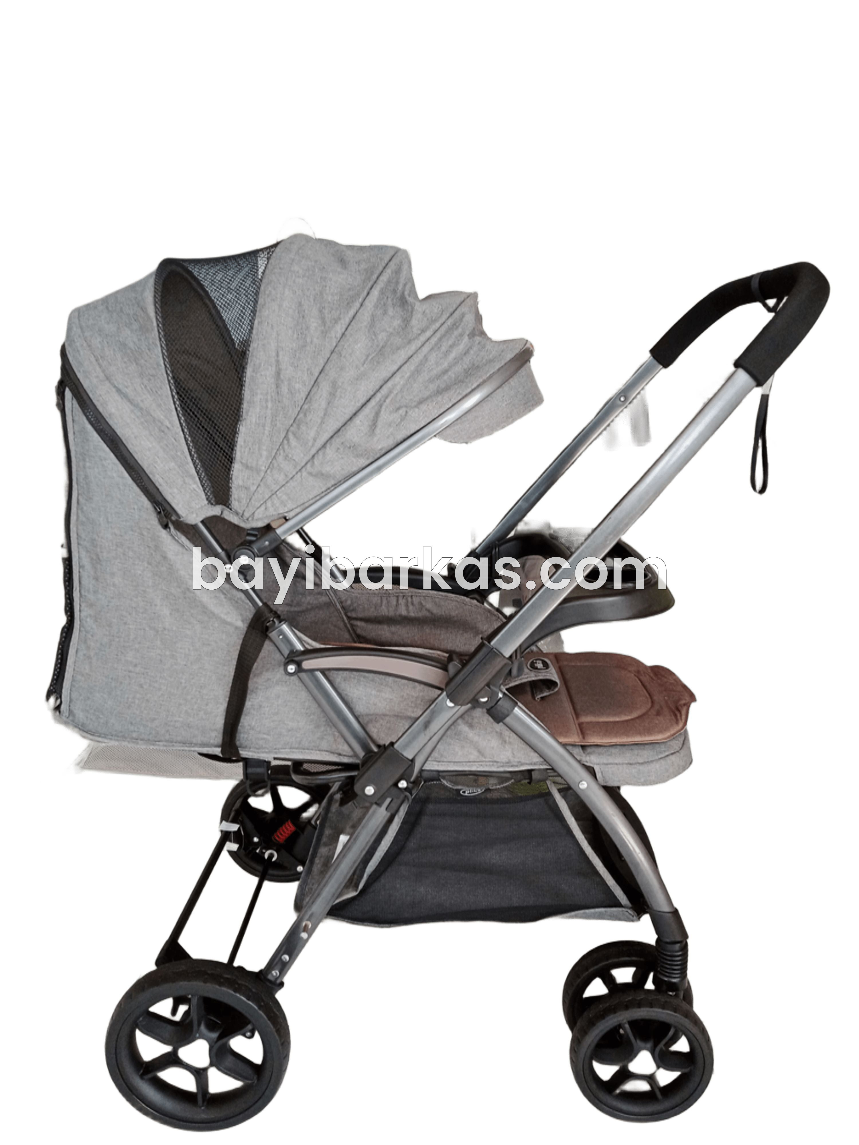 Stroller merk PLIKO "STREAM" Abu-abu *Second (BP.NFA)