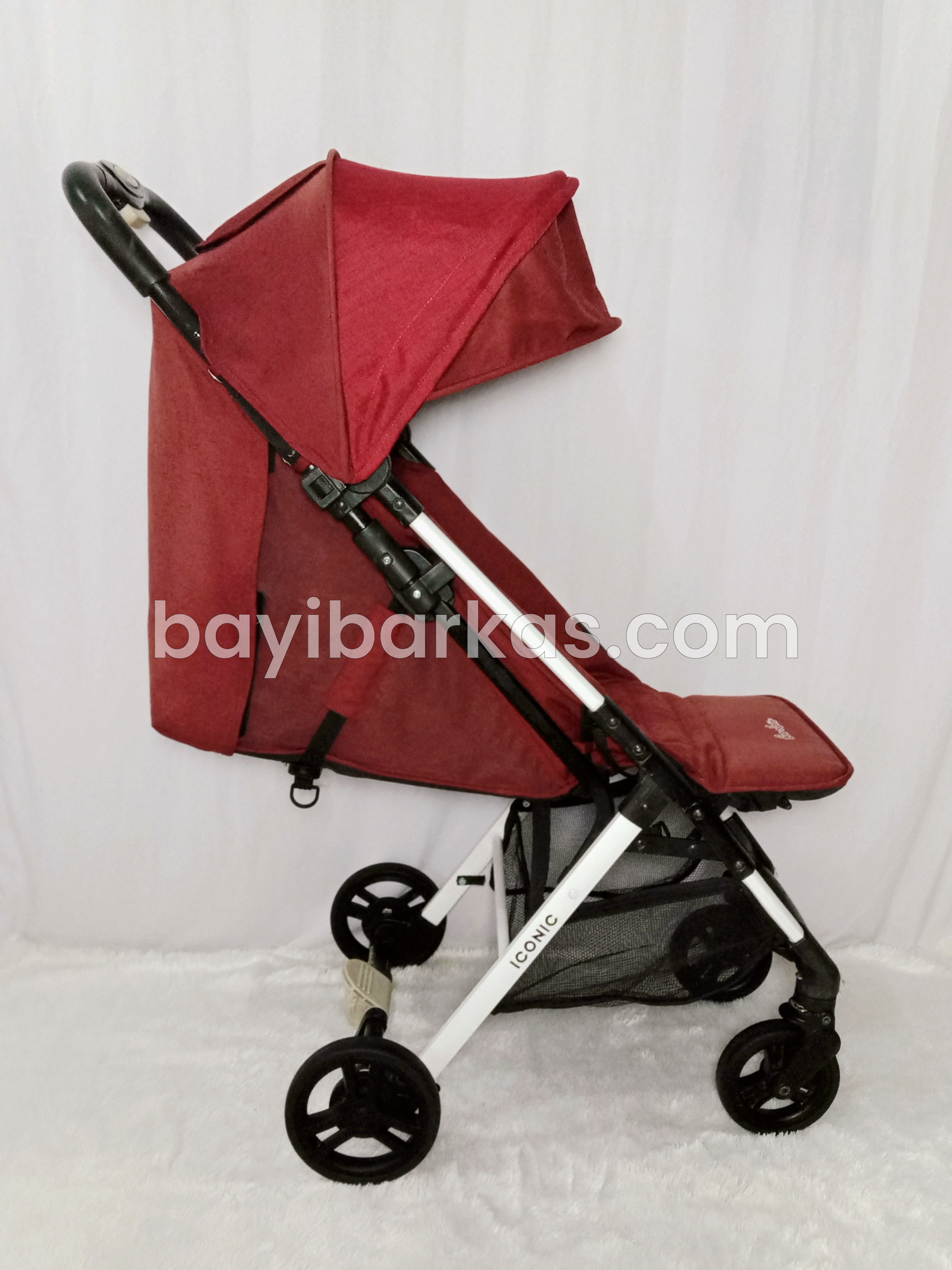 Stroller merk COCO LATTE ICONIC maroon *Second (BP. MFA)