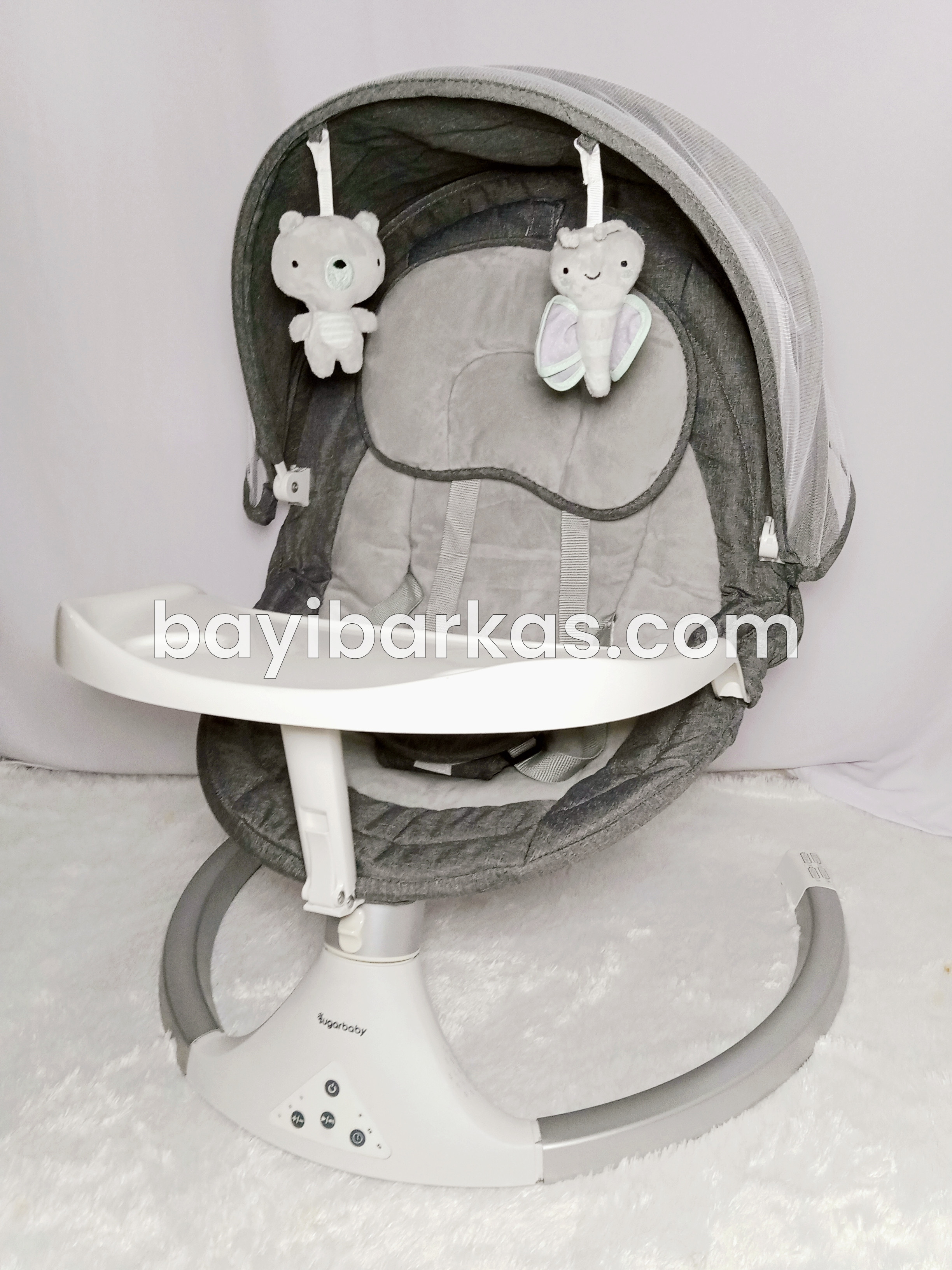 Baby Swing Automatic SUGAR BABY "HUG ME - 05 CHAIR WT" (GREY) *SECOND (BP.MFA)