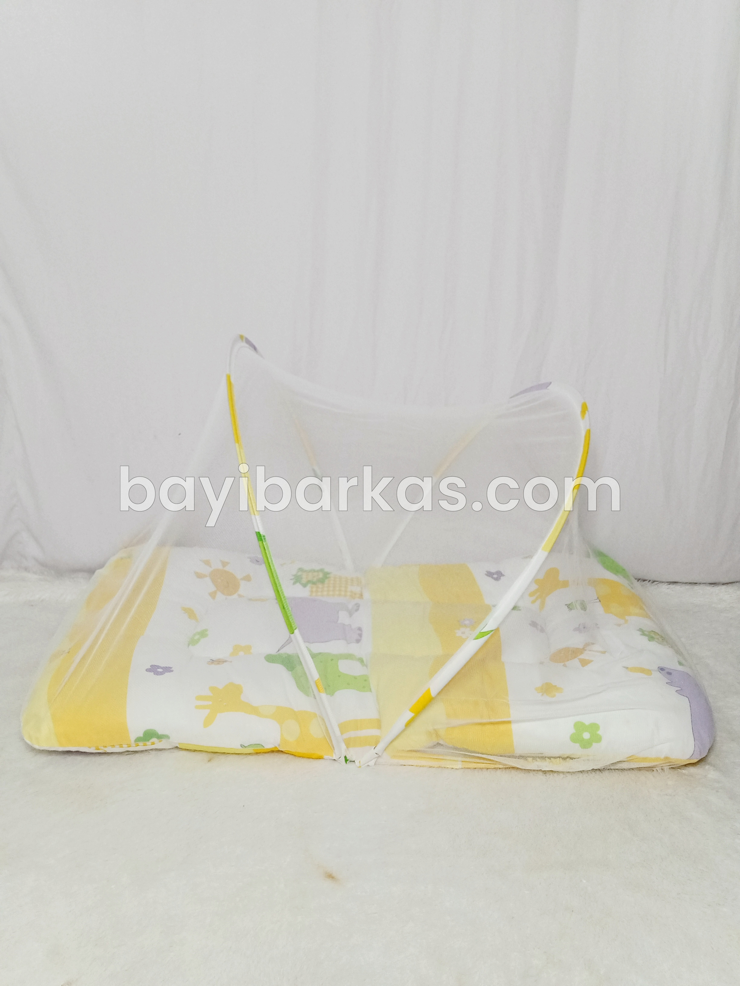 Kasur lipat Kelambu kuning *Second (BNS)