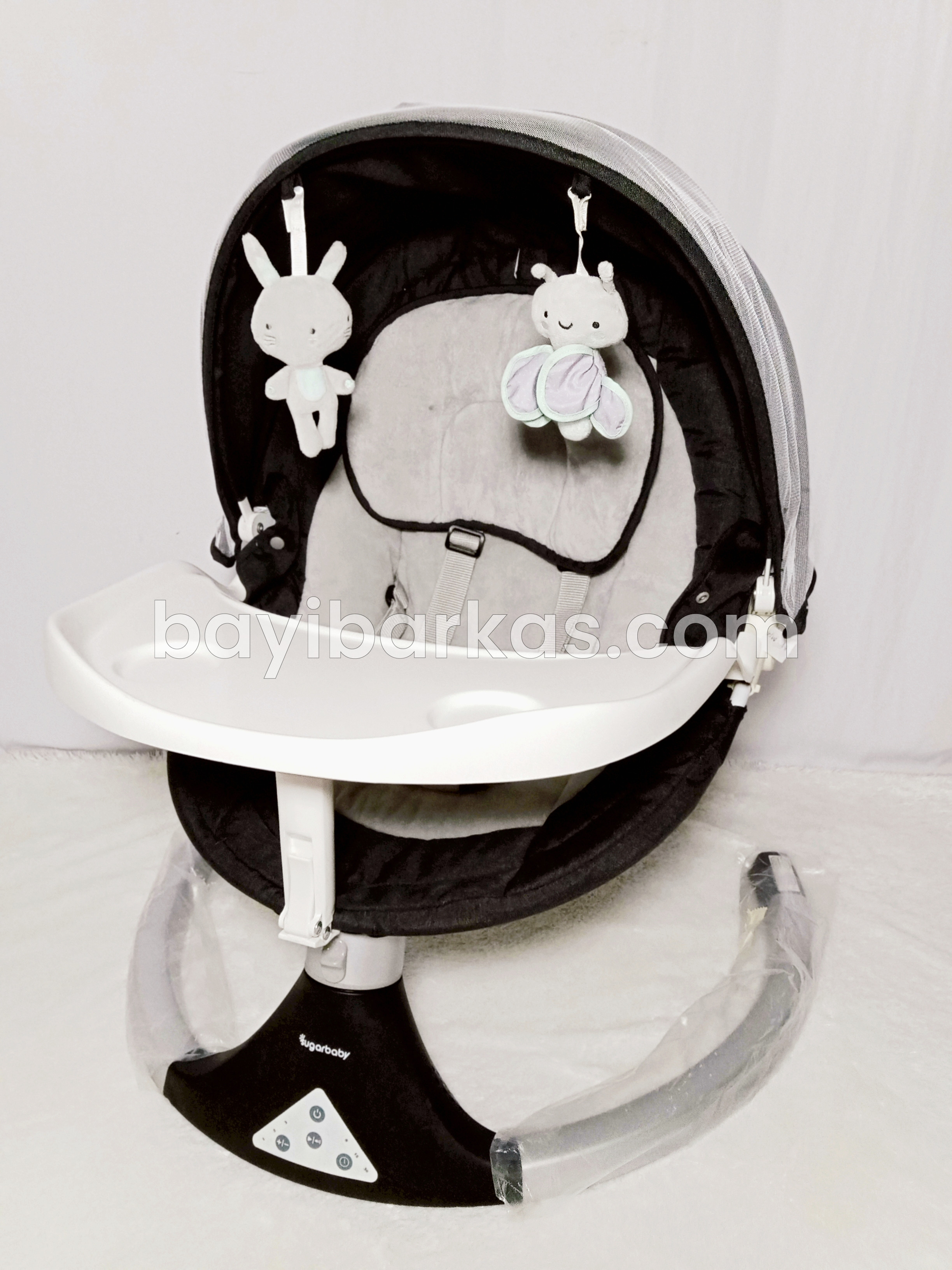 Baby Swing Automatic SUGAR BABY "HUG ME - 05 CHAIR WT" (BLACK) *SECOND (BP.MFA)