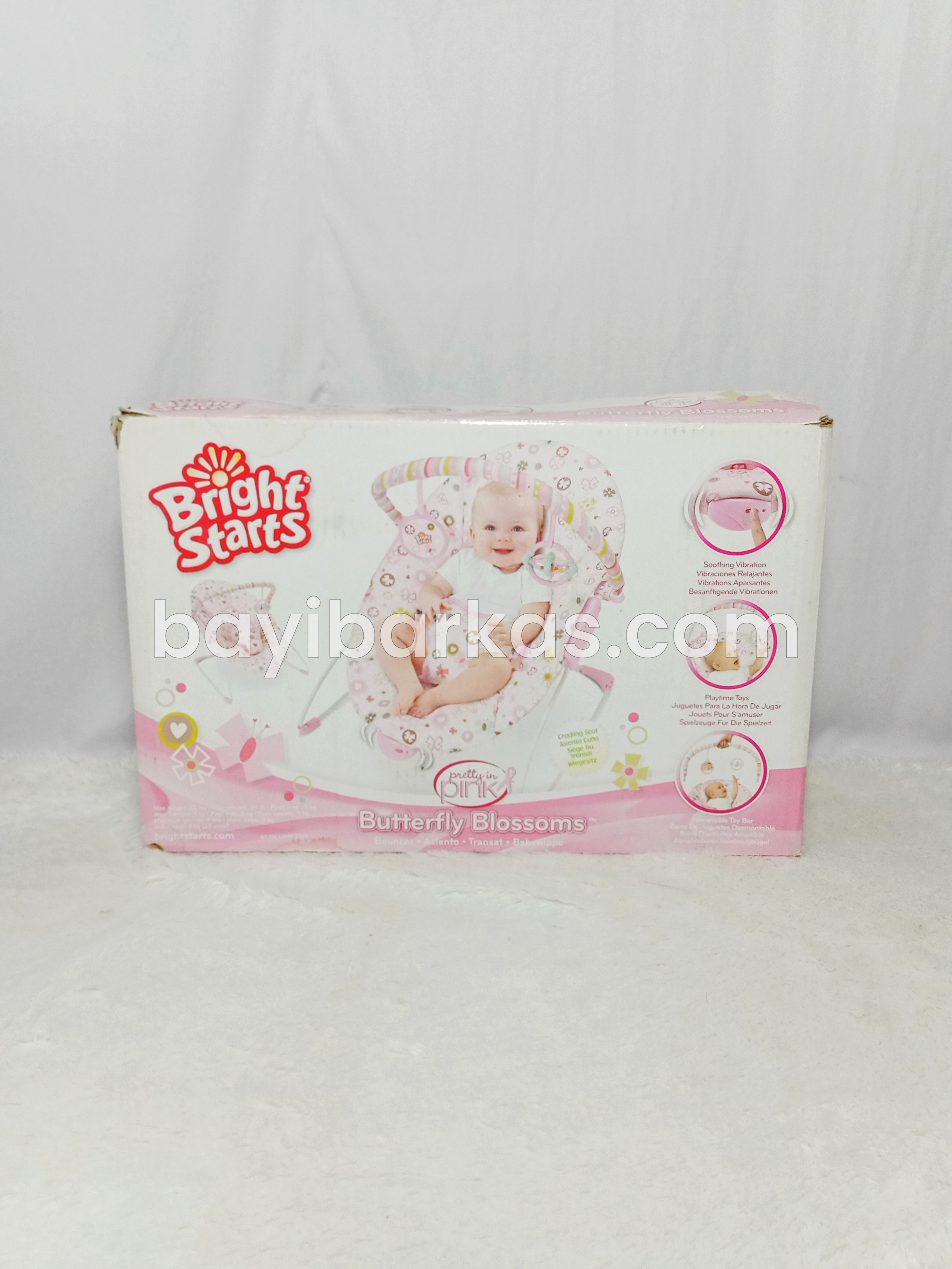 Bouncer Bayi merk BRIGHT STARTS 'Butterfly Blossoms' *EX-KADO (TJ)