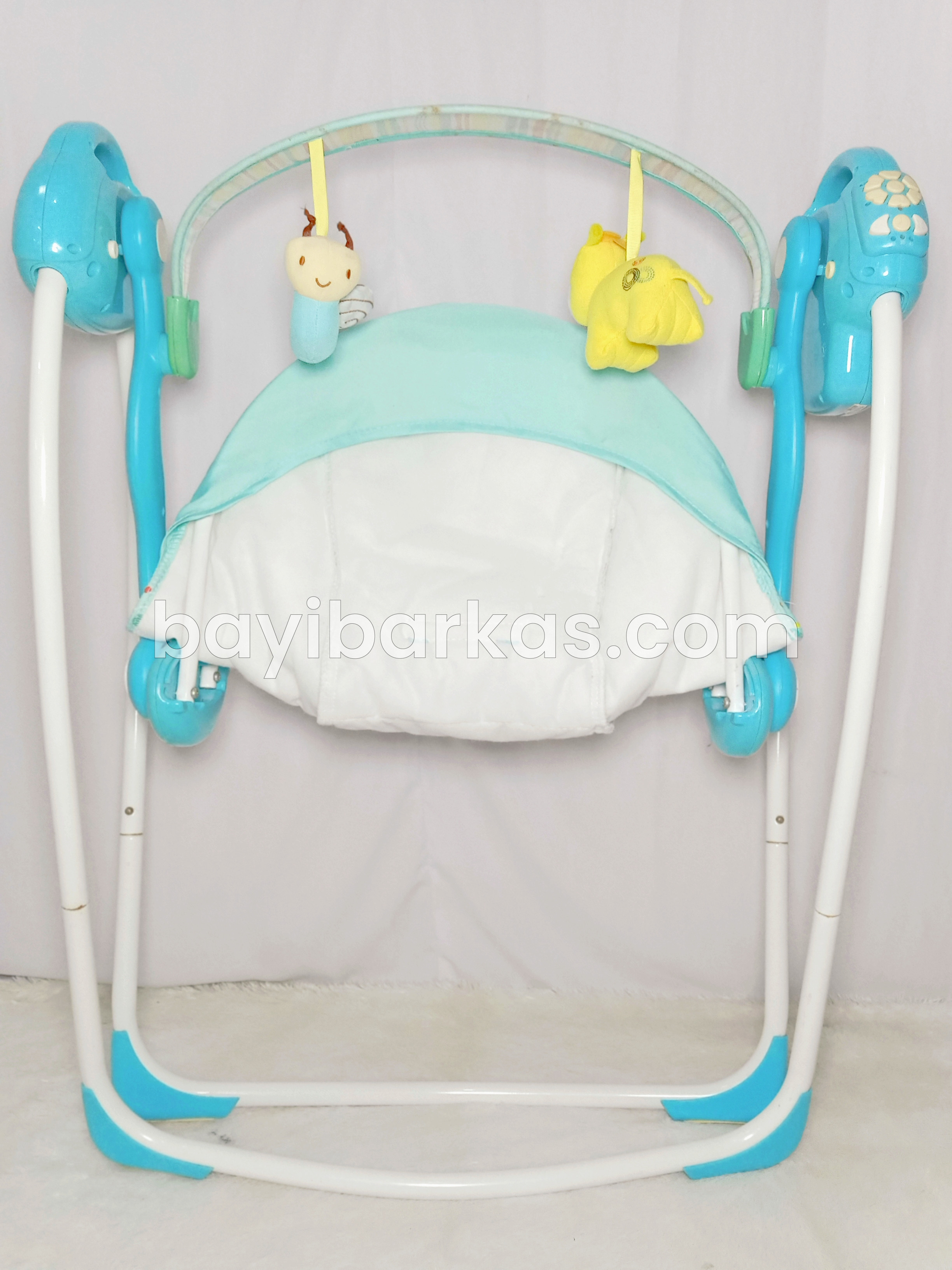 Baby Swing Elektrik Merk 'Baby Elle' Warna Biru *Second (TJ.141-2/KFA)