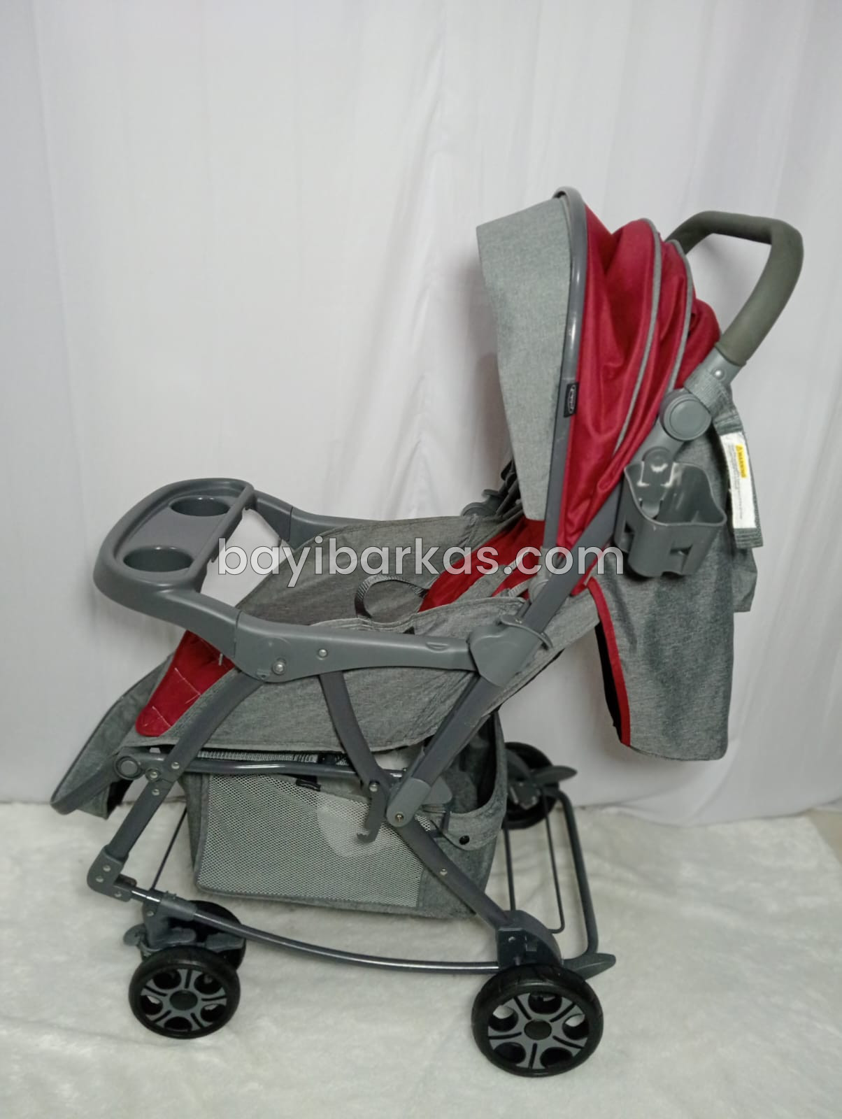 Stroller 3in1 Pliko 'Nevada' Merah *Second (BP - NFA)
