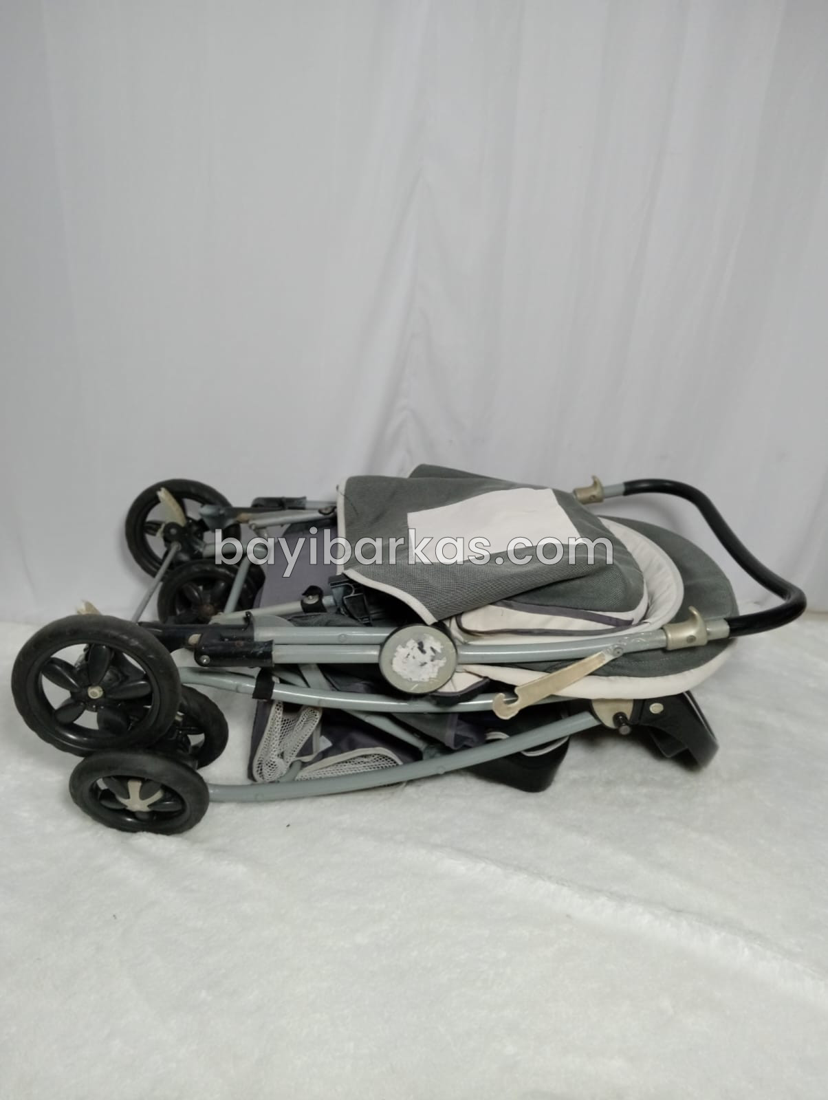 Stroller 2in1 Pliko 'Ranger' Abu Cream *Second (BP - KA)