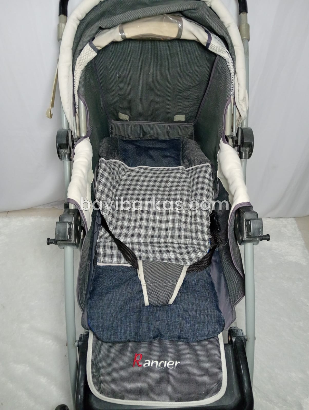 Stroller 2in1 Pliko 'Ranger' Abu Cream *Second (BP - KA)