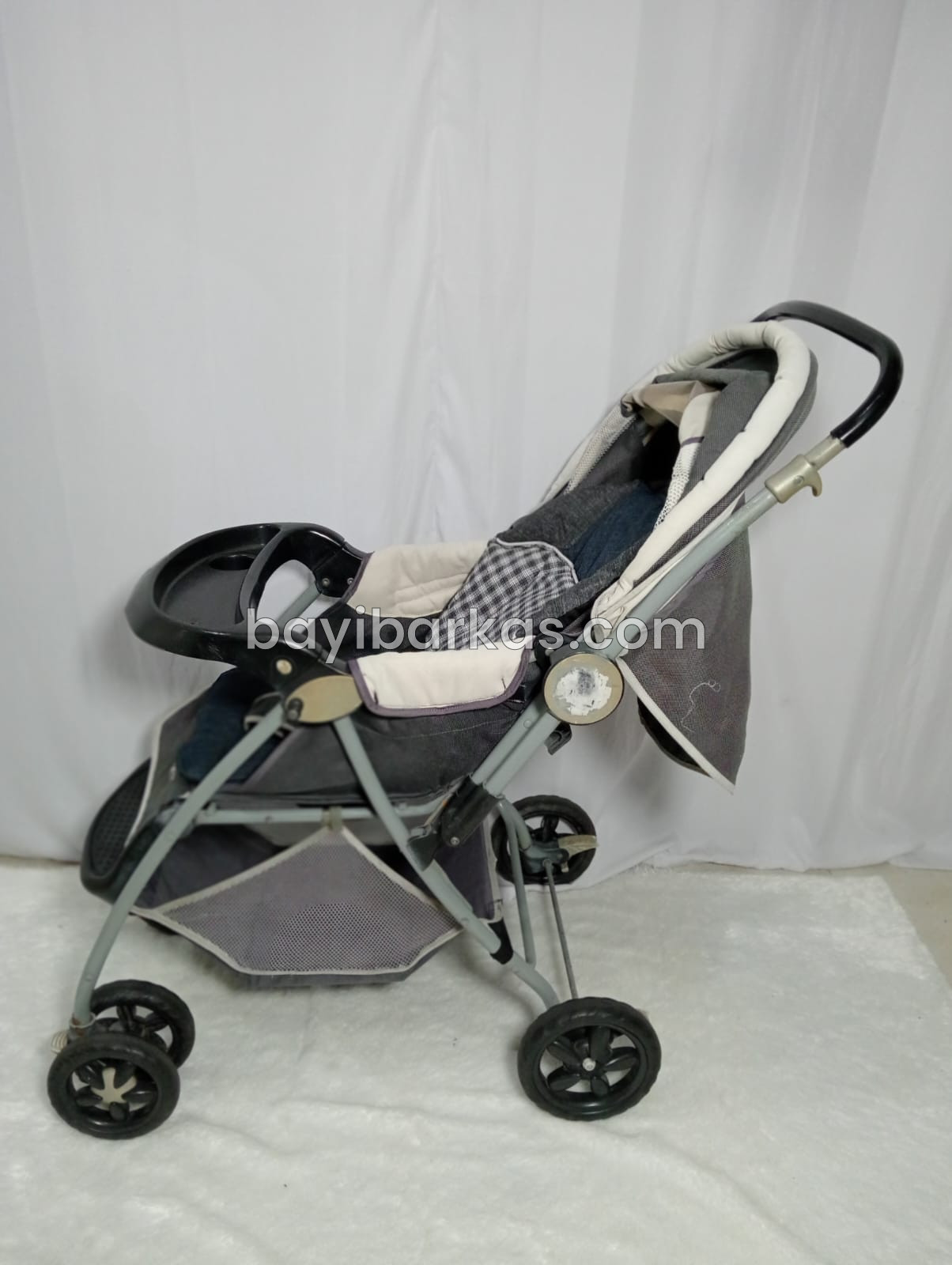 Stroller 2in1 Pliko 'Ranger' Abu Cream *Second (BP - KA)