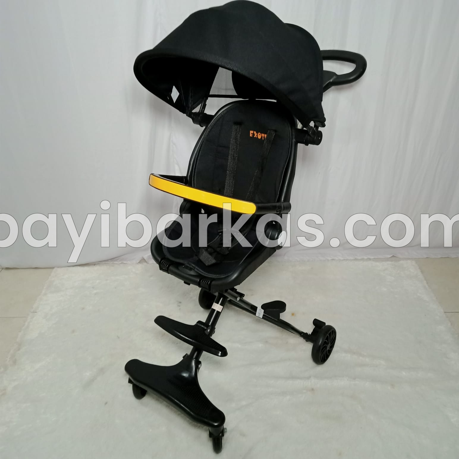 Magic Stroller / Stroller Travelling Exotic Hitam *Ex Kado (BP NRA)