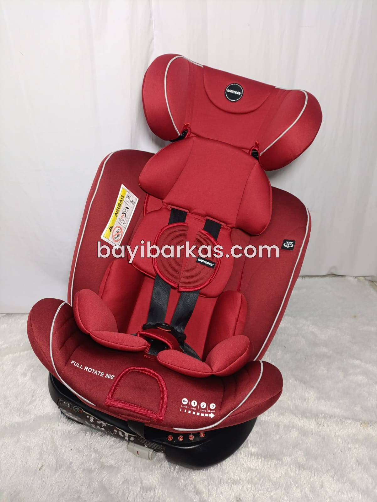 Carseat Infant to Toddler BABY DOES  rotate 360° Merah *LIKE NEW (BP-NFA)