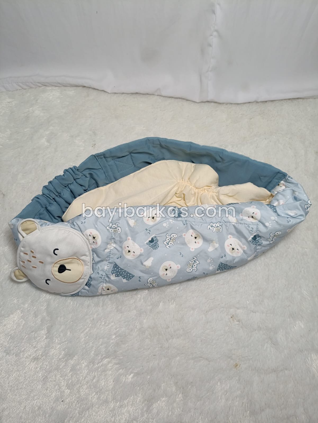 Gendongan Samping BABY JOY Frozy Biru *2nd