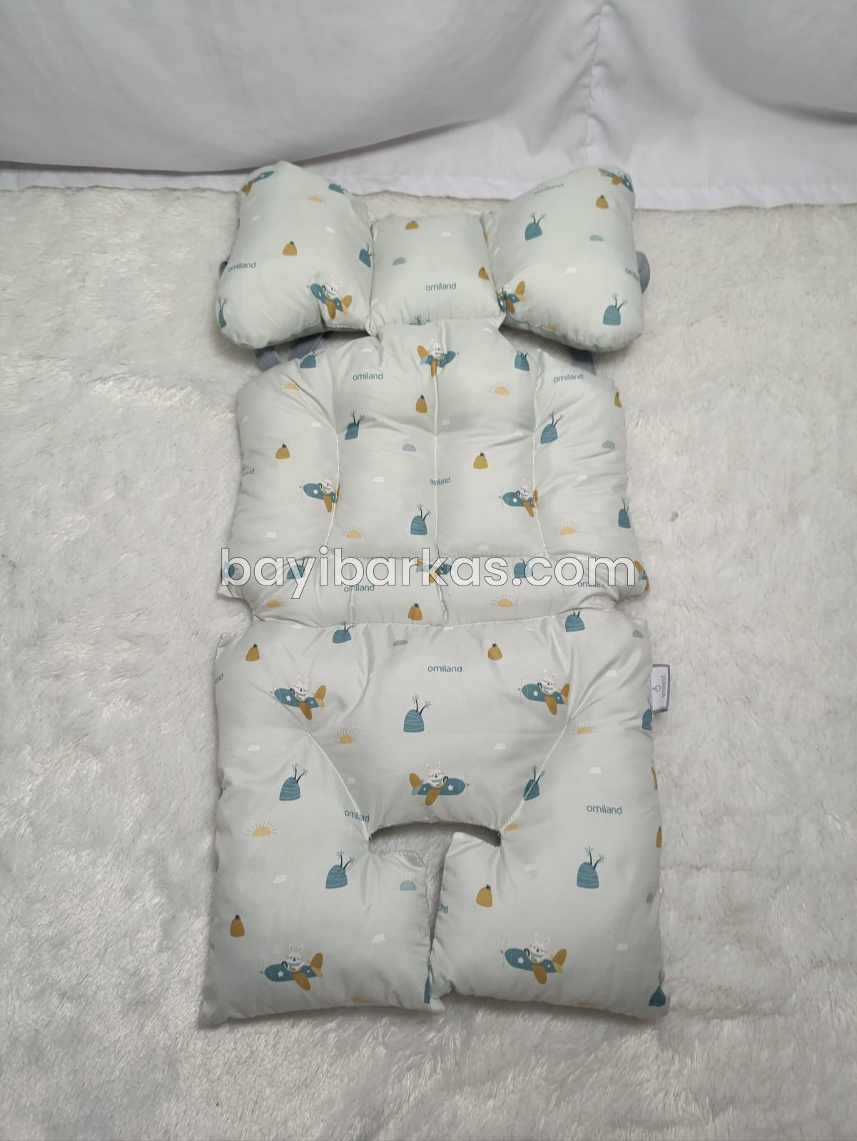 Seat Pad Omiland Biru Putih *2nd