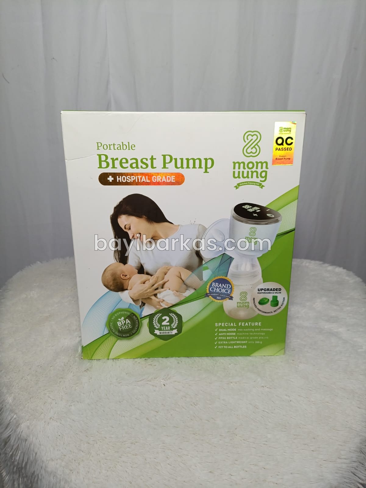 Breast Pump electric / pompa asi elektrik MOM UUNG Hospital grade *like new