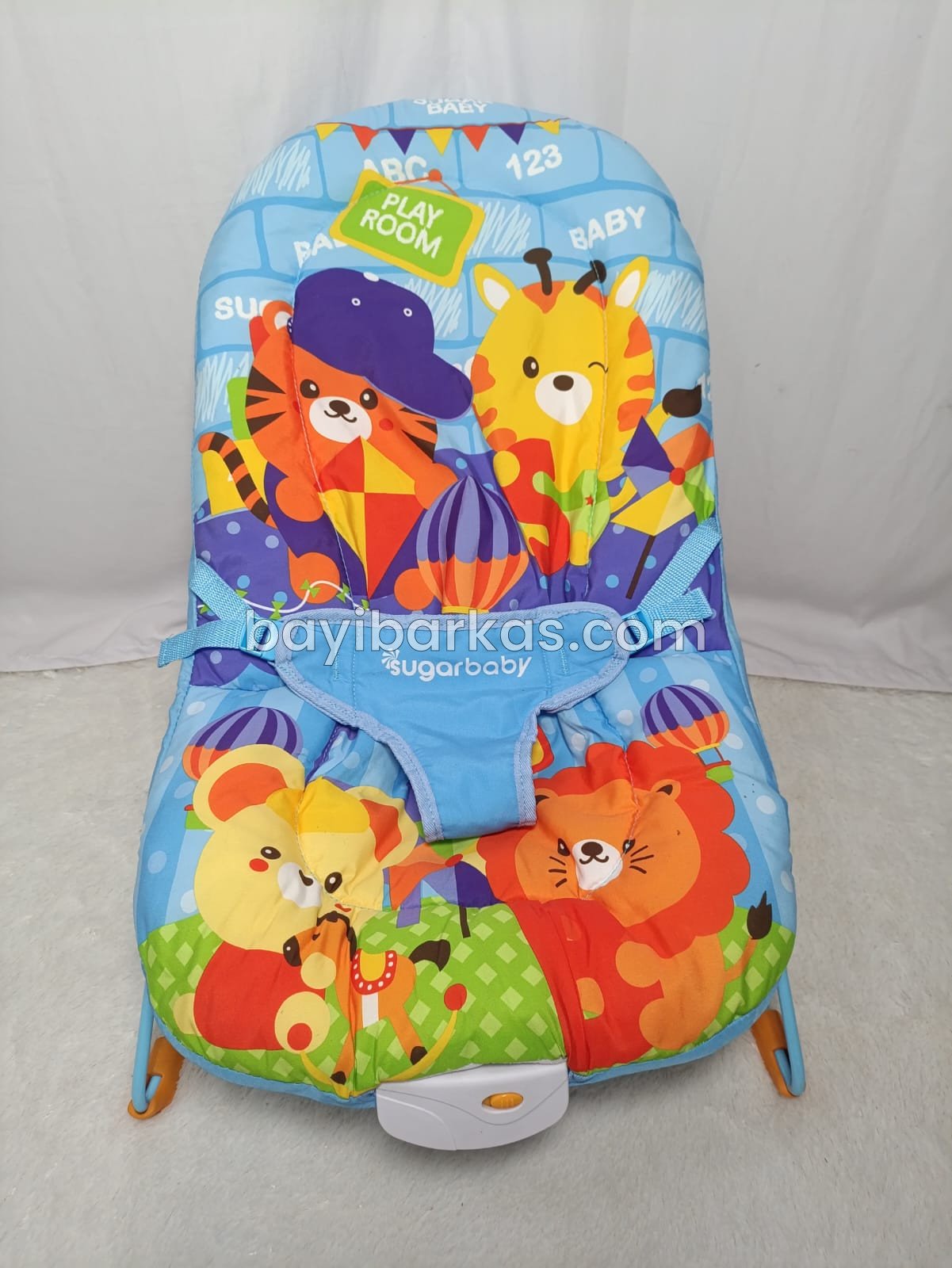 Bouncer SUGAR BABY 'Play Room' Orange Biru *2nd