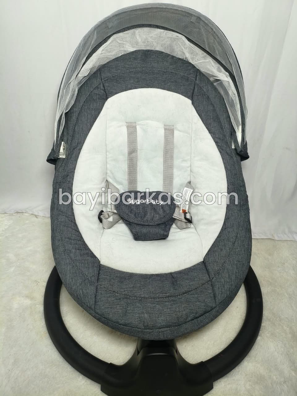 Baby Swing Automatic SUGAR BABY 'HUG ME' Abu-Abu *2nd (BP.MA)