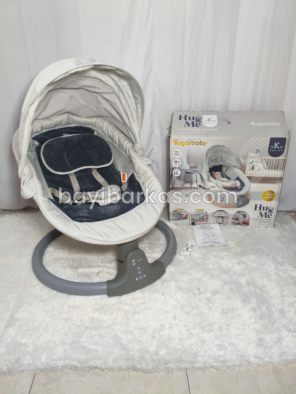 Baby Swing Automatic SUGAR BABY 'HUG ME' Abu muda K-Series*2nd(like new)~TJ-156(6)