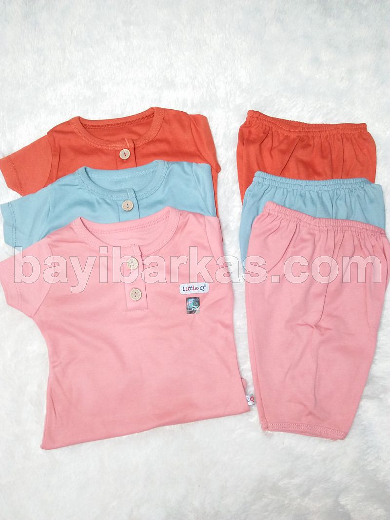 Set Pendek kc.dada + C. kotak LITTLE Q (S) *NEW (XK)