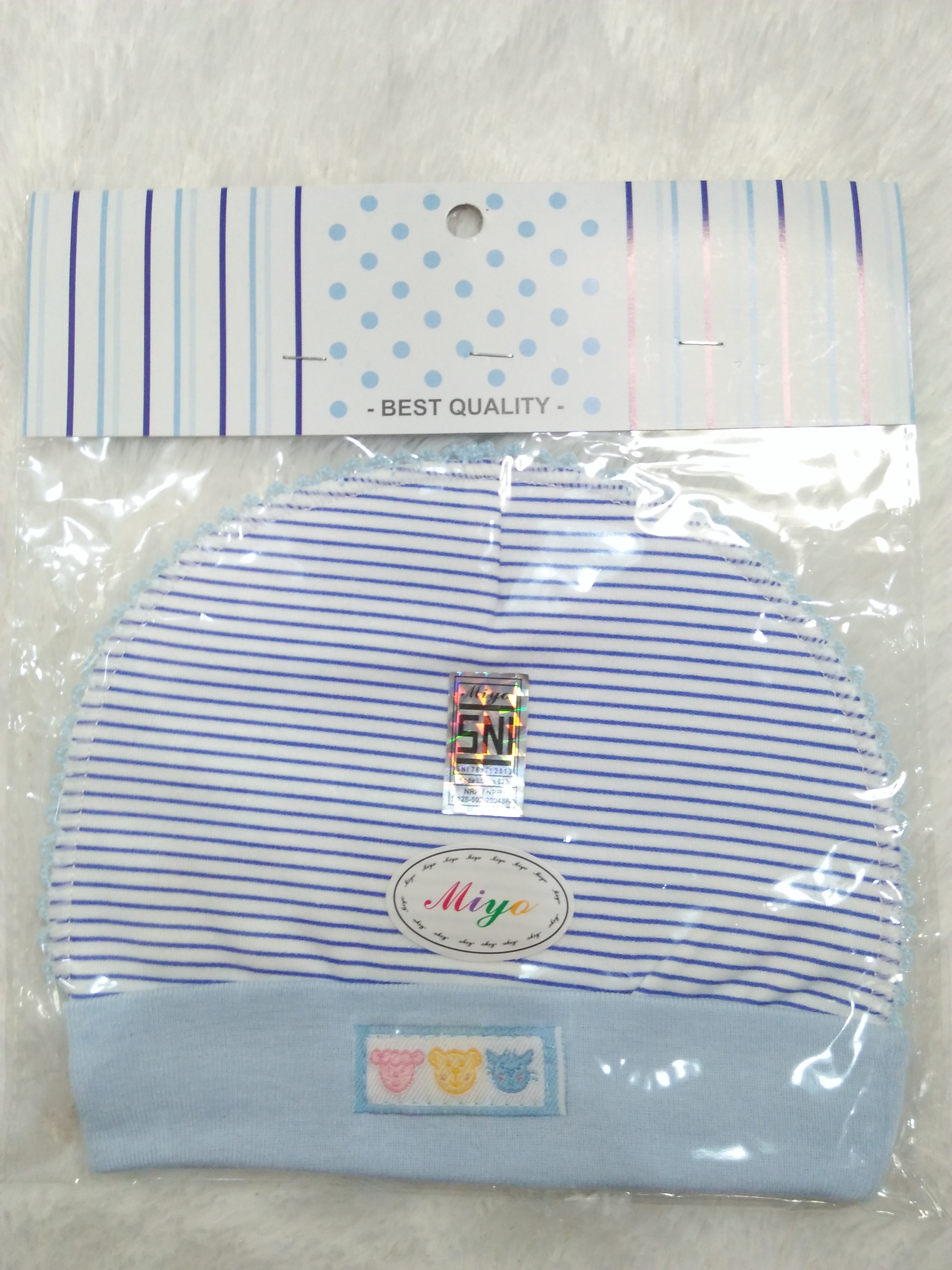 Topi / kupluk Bulat Miyo Salur (KAX)