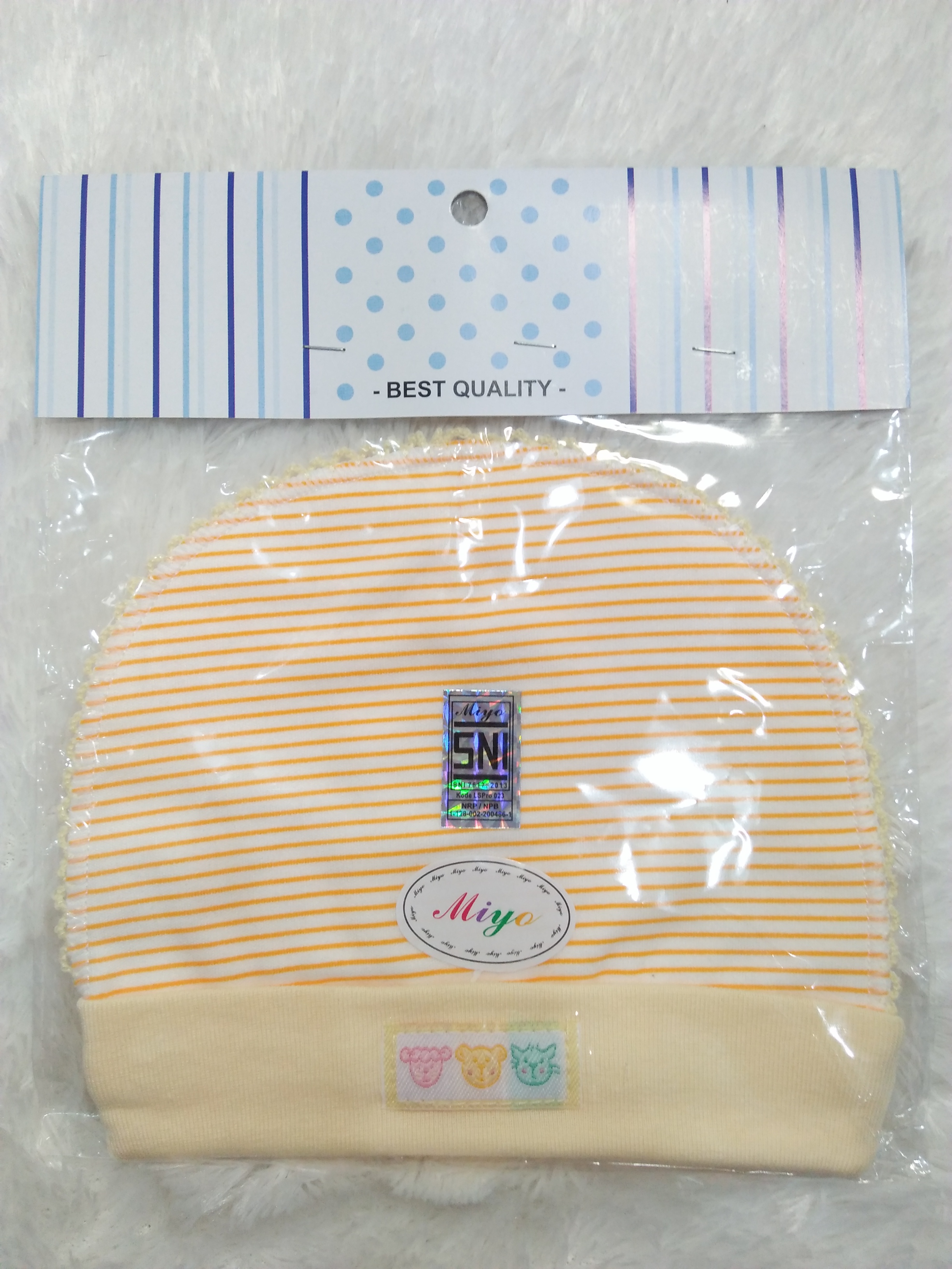 Topi / kupluk Bulat Miyo Salur (KAX)