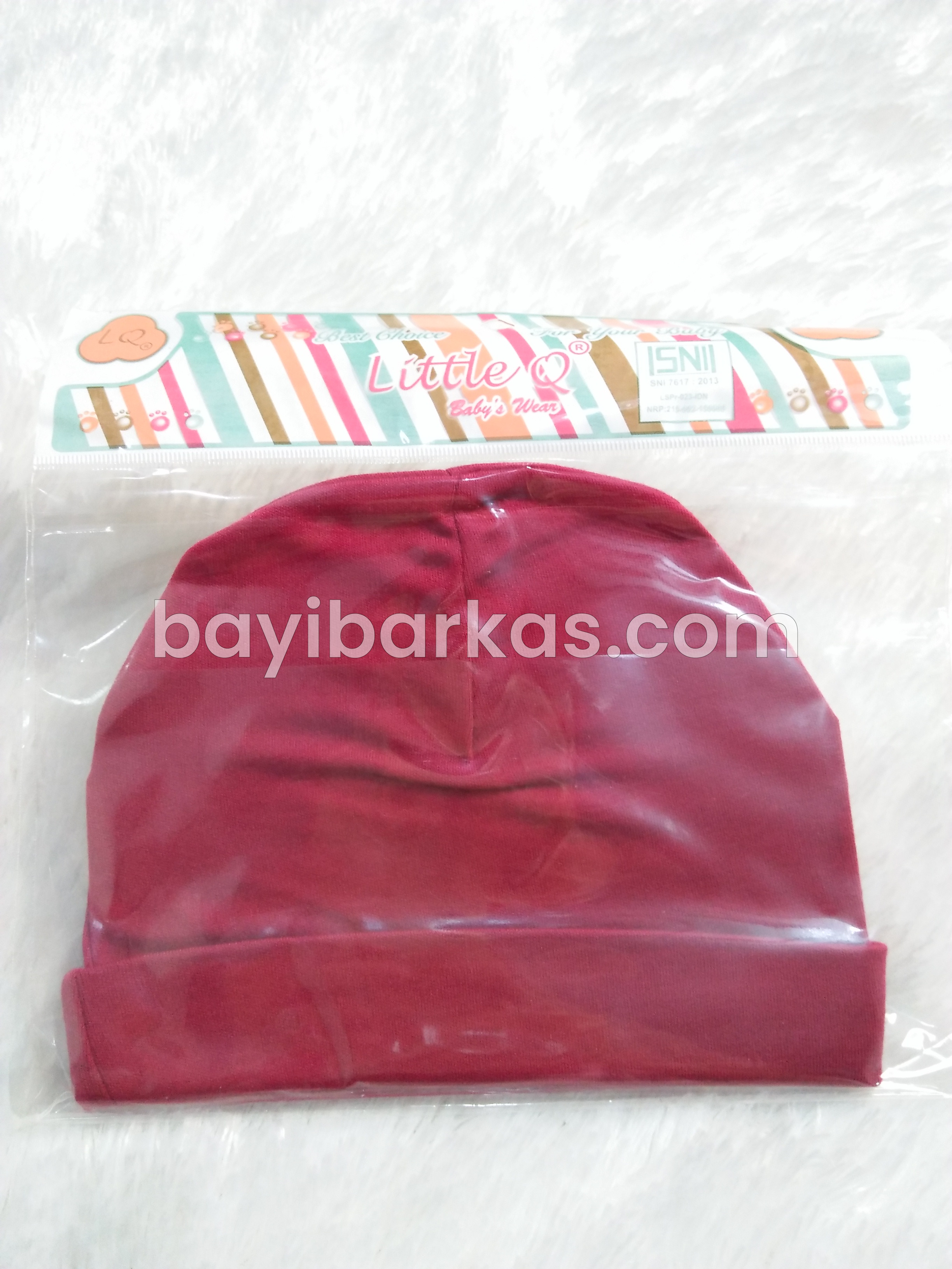 Topi Bulat / Kupluk Bulat Polos LITTLE Q (KAP)