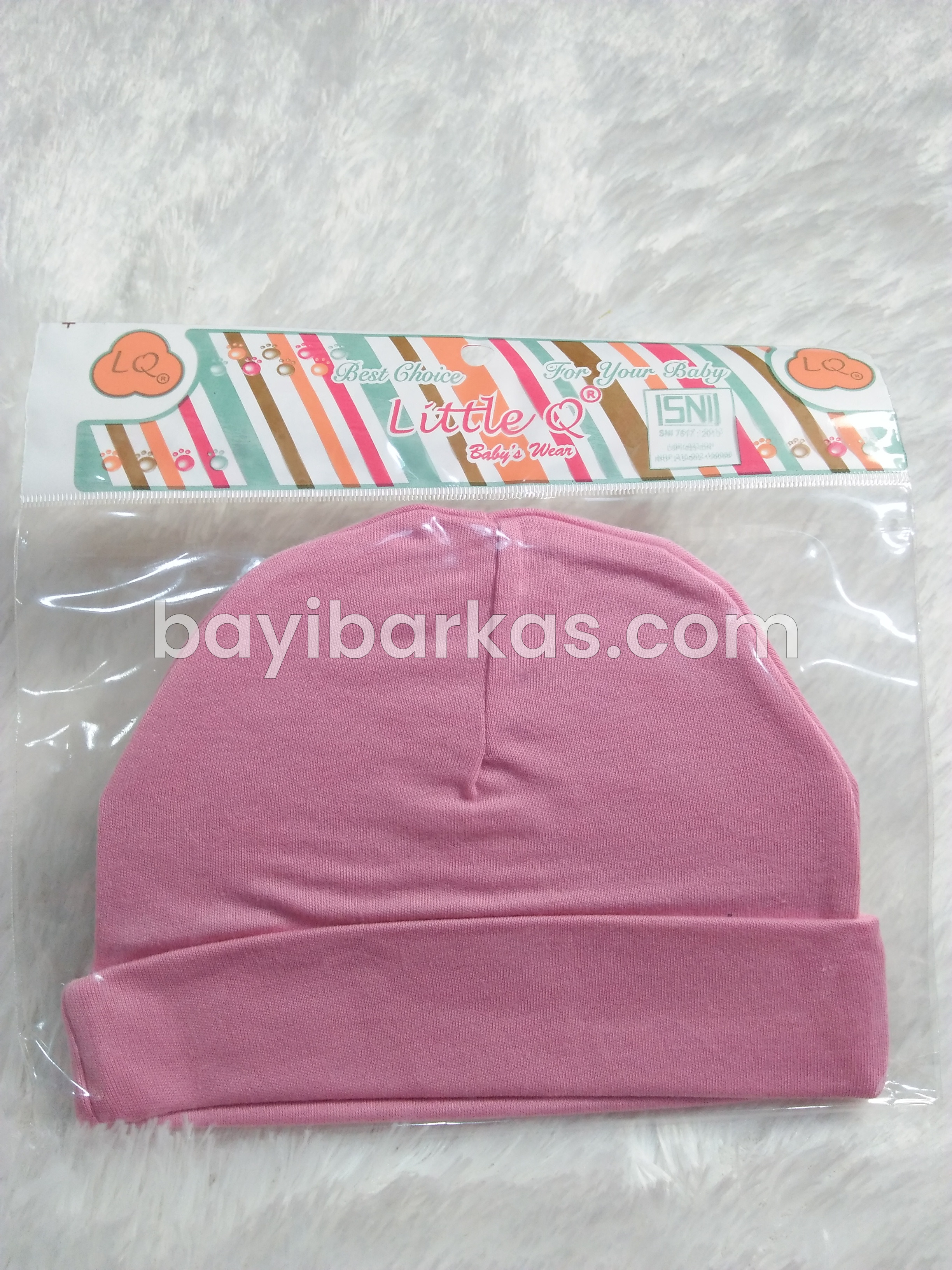 Topi Bulat / Kupluk Bulat Polos LITTLE Q (KAP)