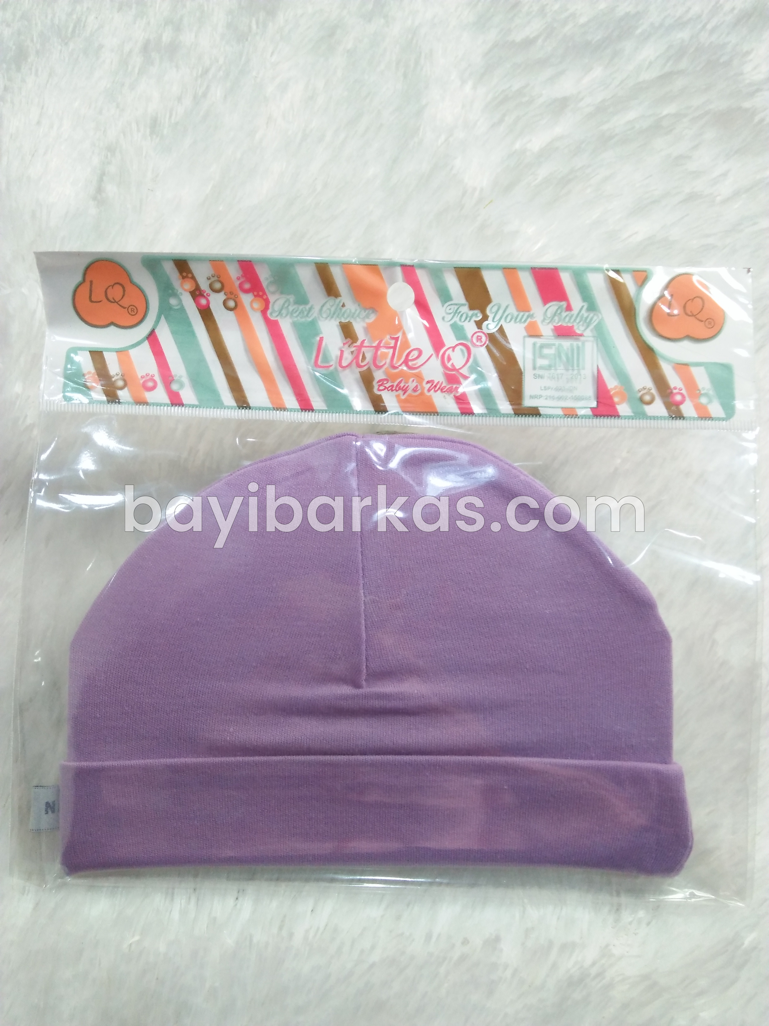 Topi Bulat / Kupluk Bulat Polos LITTLE Q (KAP)