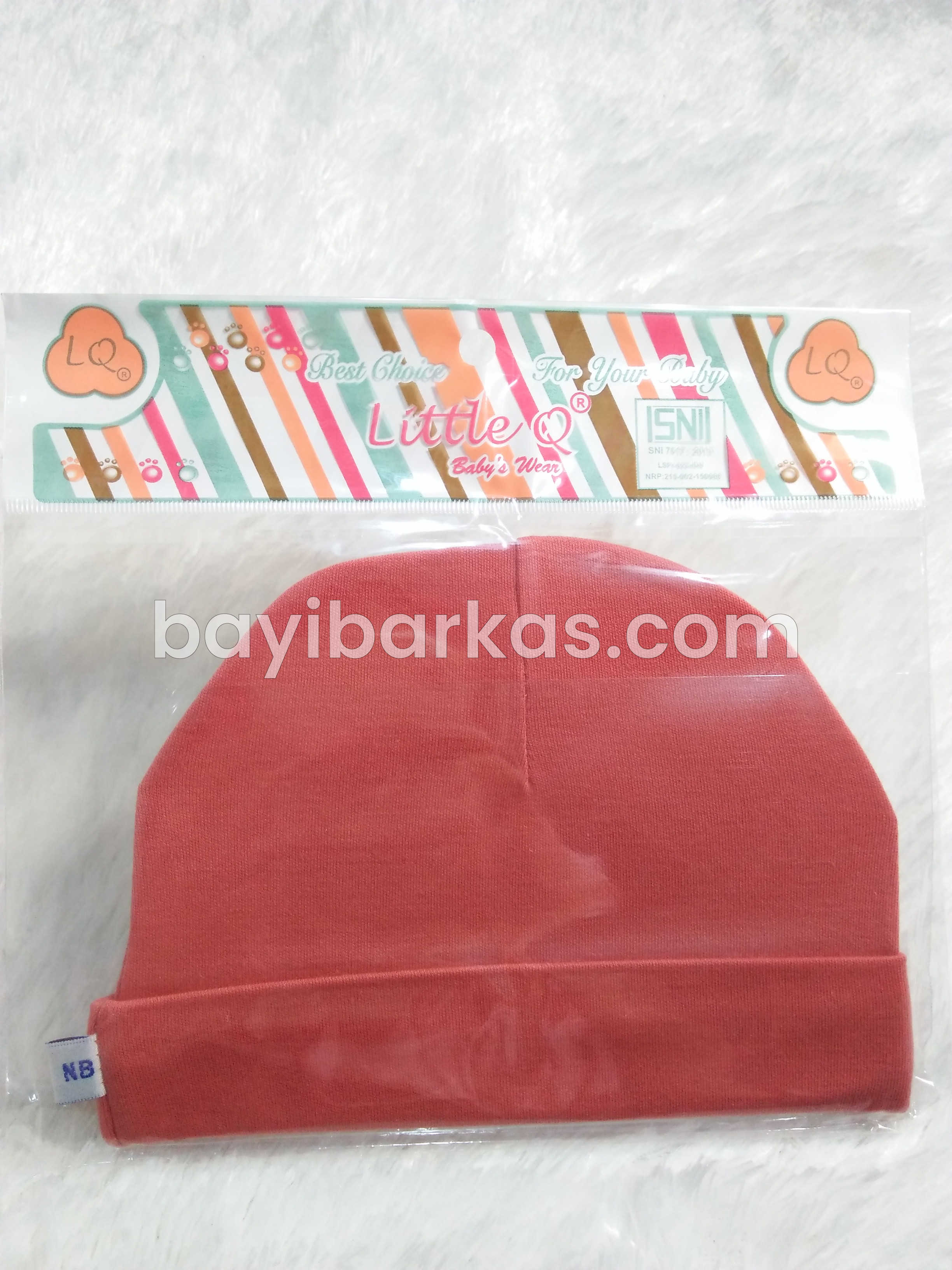 Topi Bulat / Kupluk Bulat Polos LITTLE Q (KAP)