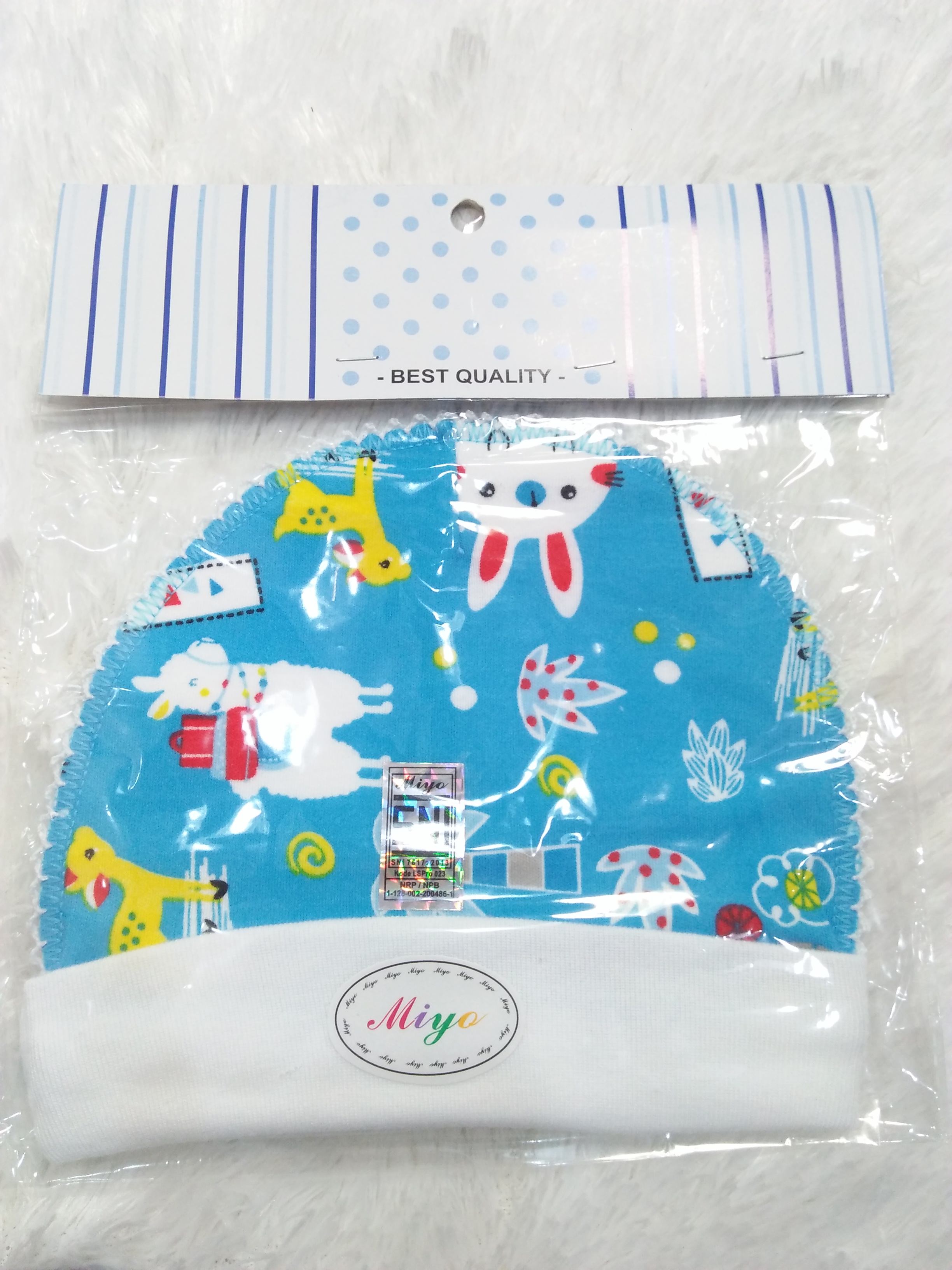 Topi Bulat MIYO motif (KK)