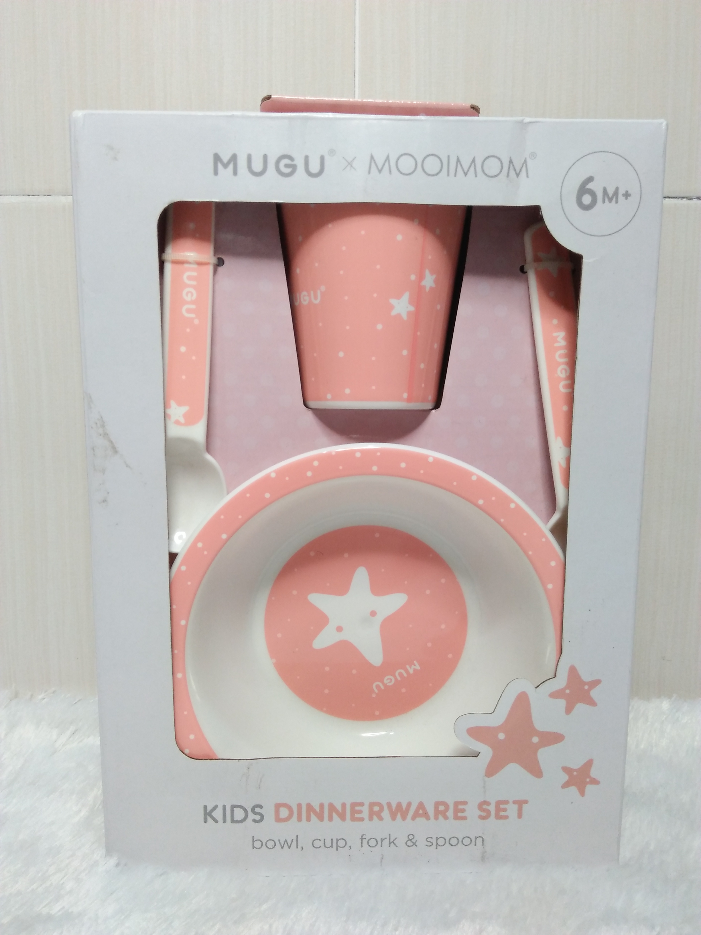 Feeding Set merk MUGU Pink (K)