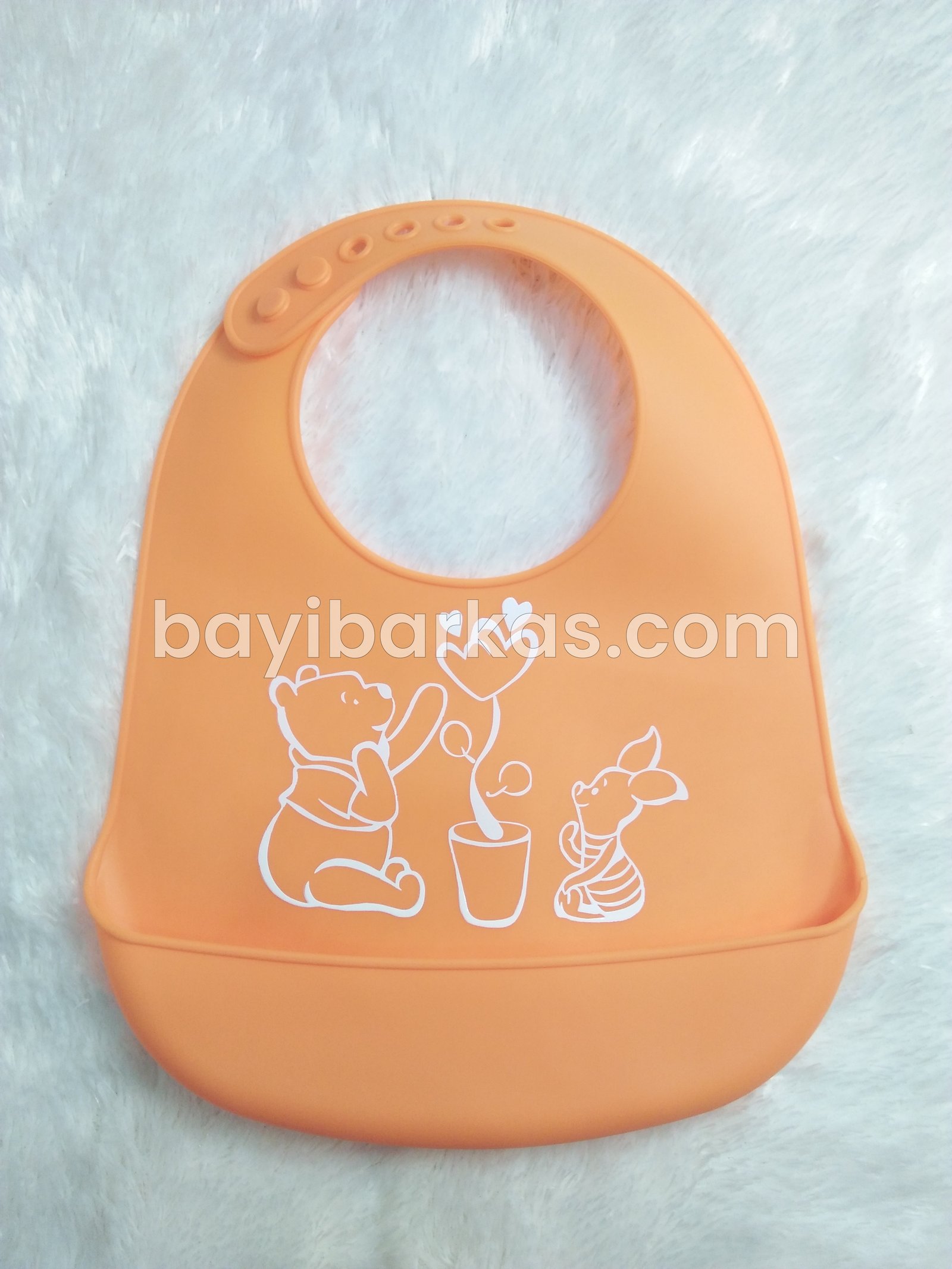Slabber / celemek makan bayi silicone *NEW (KMP)