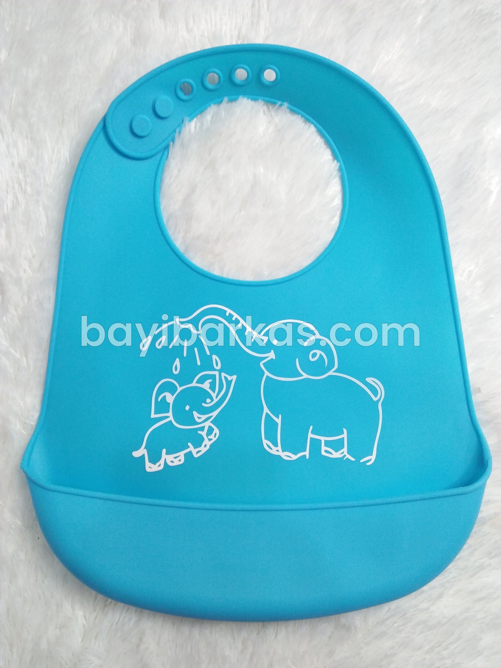 Slabber / celemek makan bayi silicone *NEW (KMP)