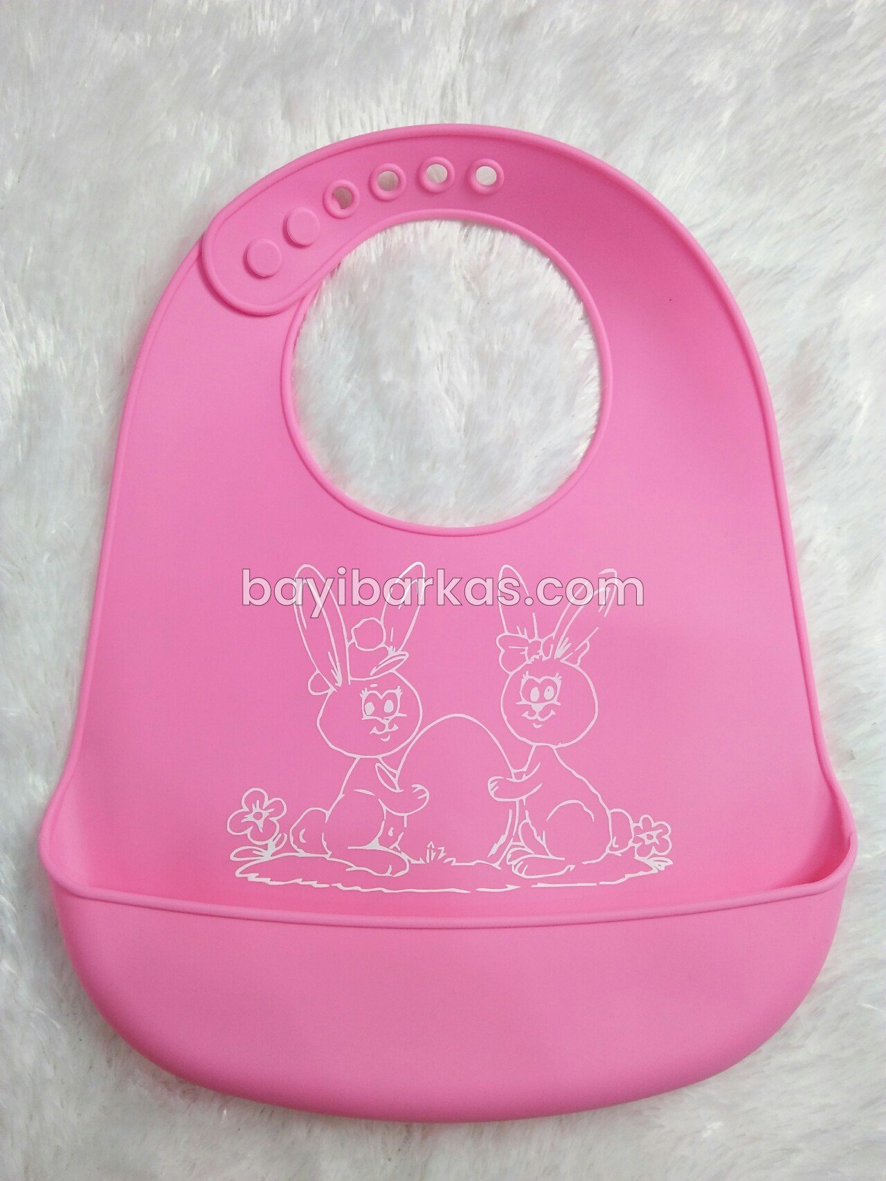 Slabber / celemek makan bayi silicone *NEW (KMP)