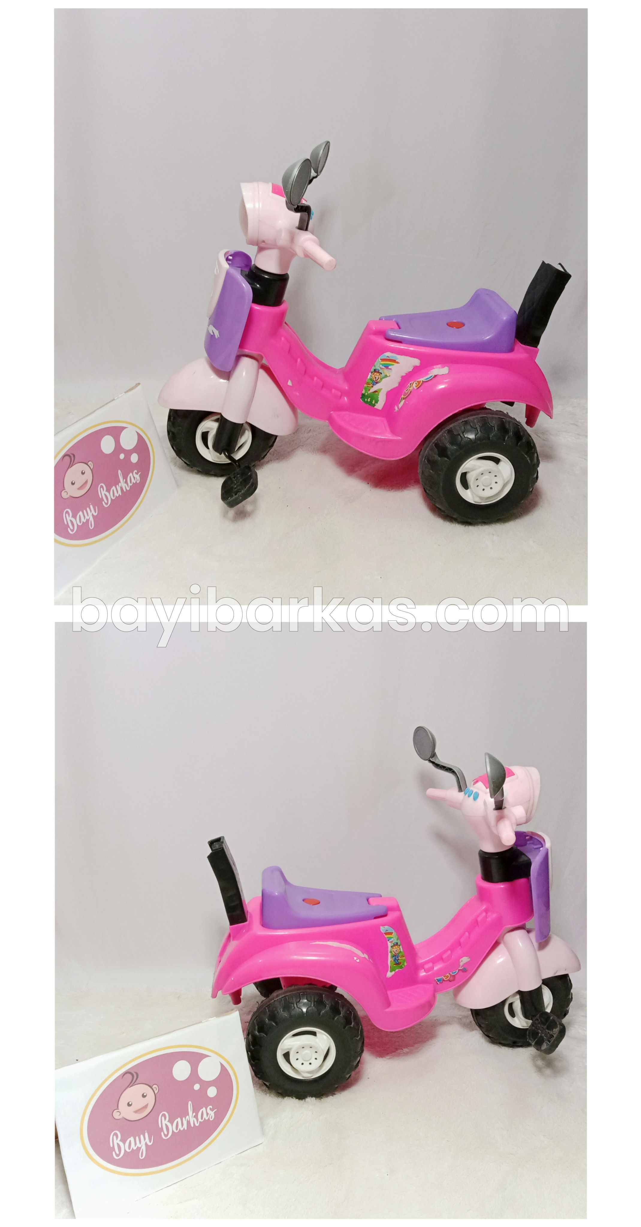 Sepeda Scooter Anak roda 3 warna Pink *Second 